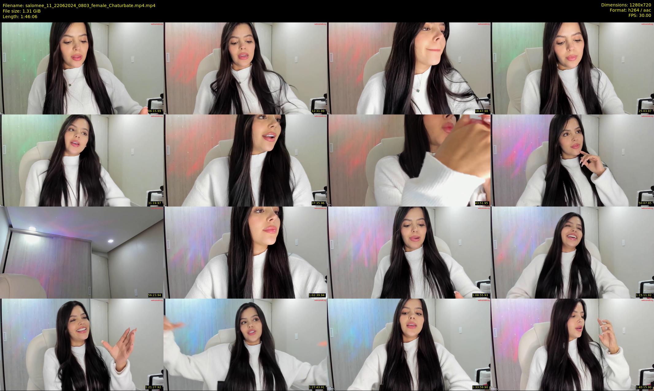 salomee_11 — 107 minute Chaturbate female cam show recording, 720p, Jun 22, 2024