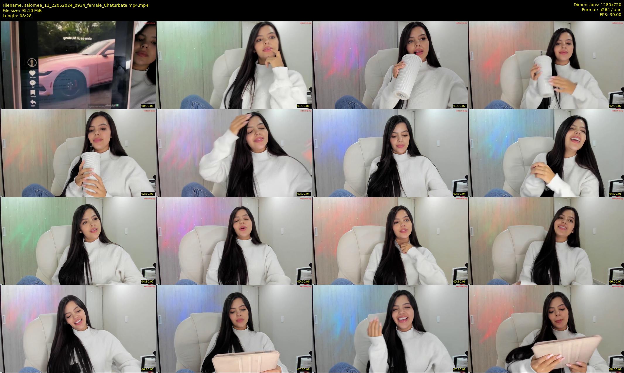 salomee_11 — 9 minute Chaturbate female cam show recording, 720p, Jun 22, 2024