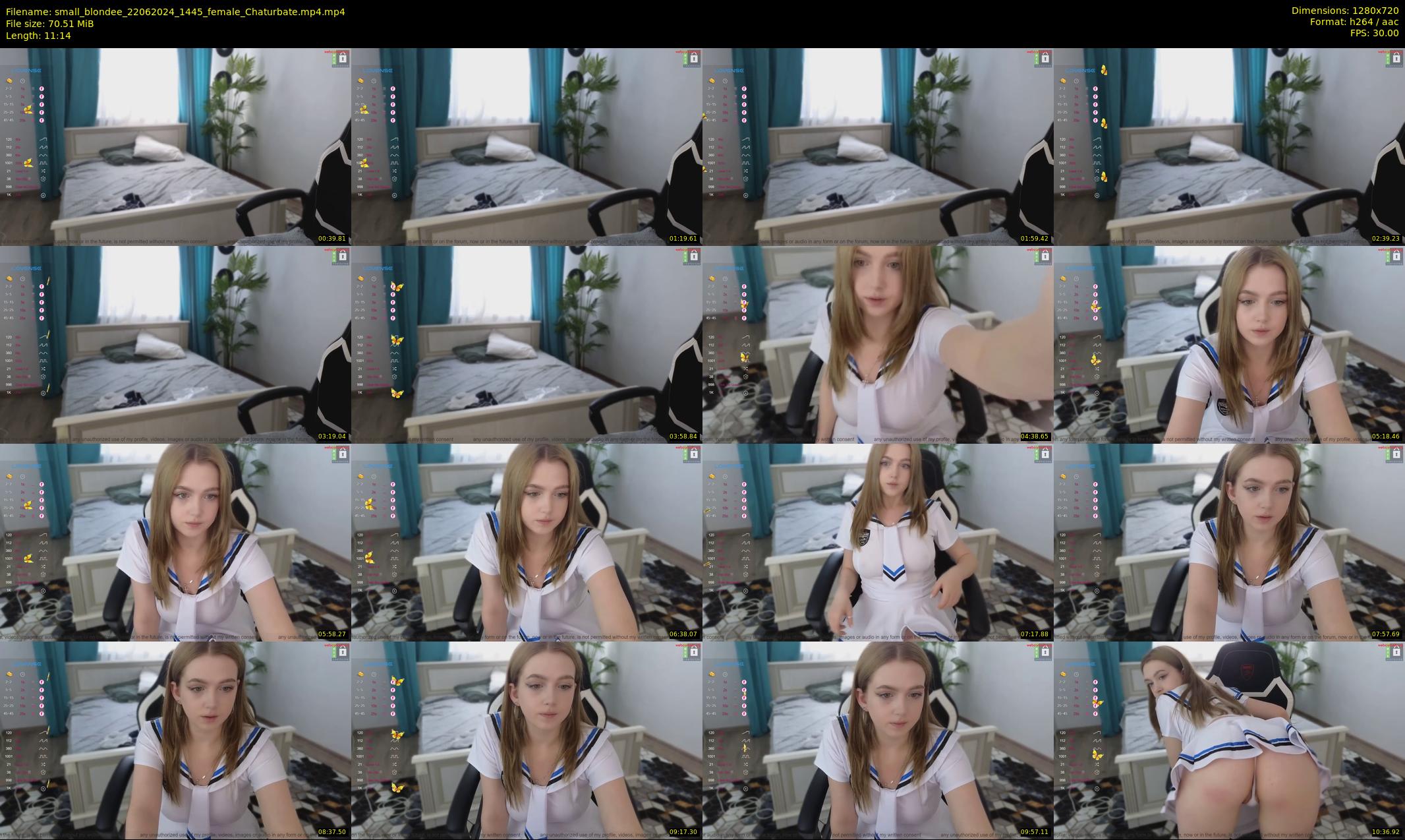 small_blondee — 12 minute Chaturbate female cam show recording, 720p, Jun 22, 2024