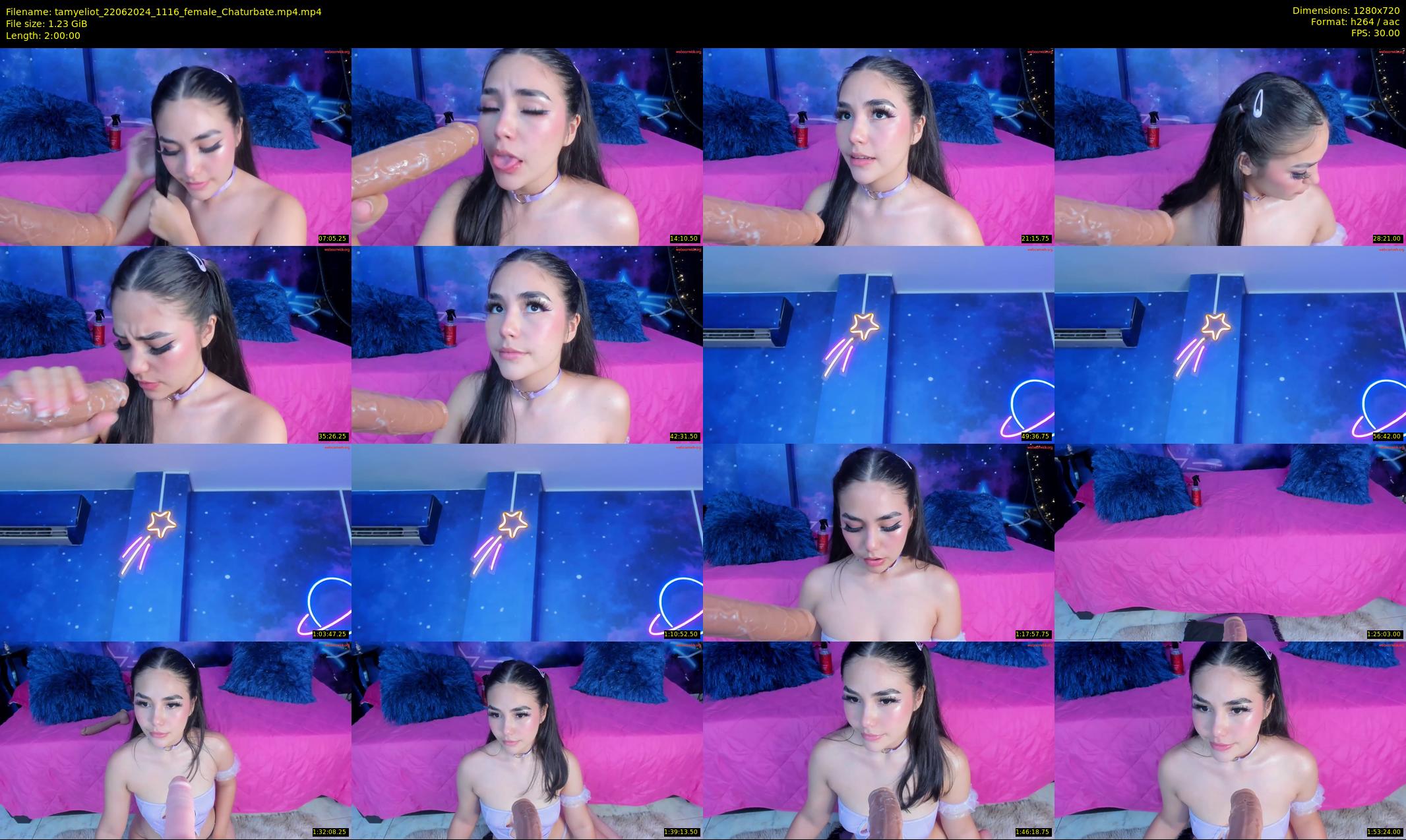 tamyeliot — 120 minute Chaturbate female cam show recording, 720p, Jun 22, 2024