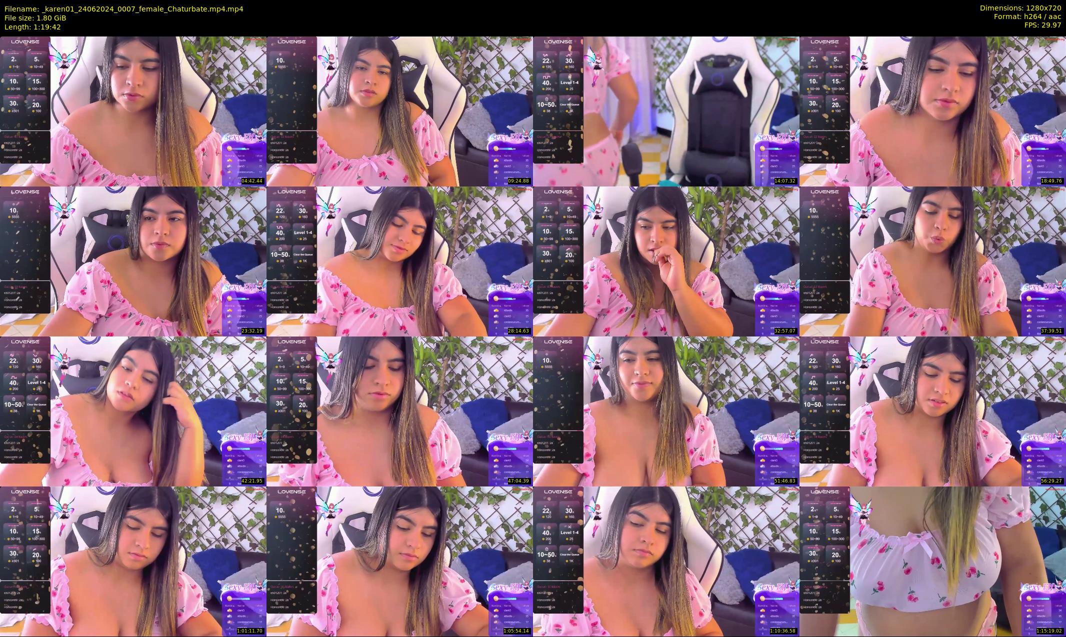 _karen01 — 80 minute Chaturbate female cam show recording, 720p, Jun 24, 2024
