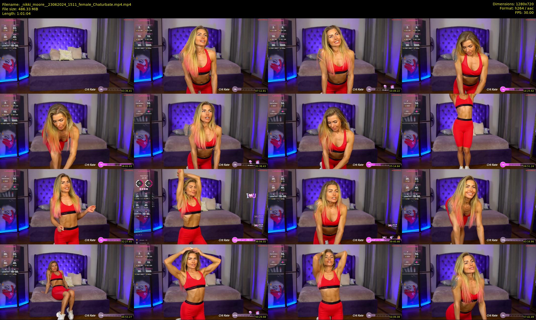 _nikki_moore_ — 62 minute Chaturbate female cam show recording, 720p, Jun 23, 2024