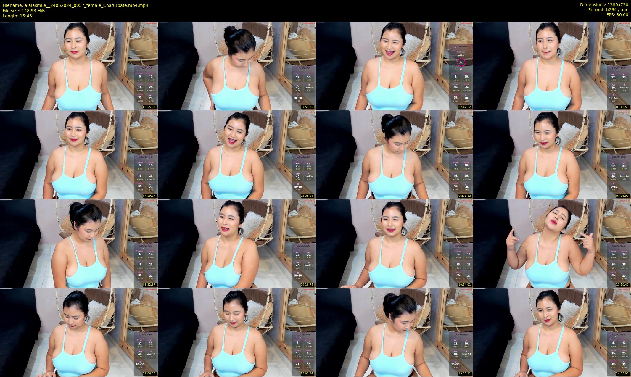 alaiasmile_ — 16 minute Chaturbate female cam show recording, 720p, Jun 24, 2024