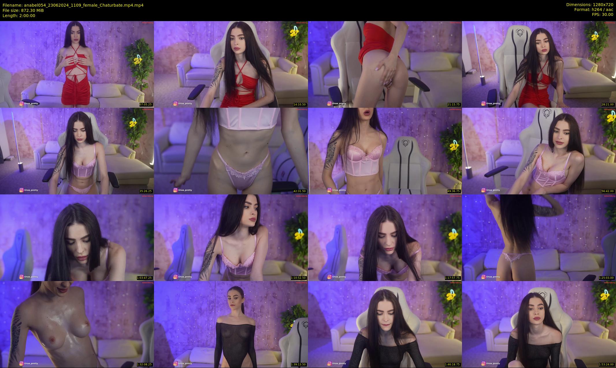 anabel054 — 120 minute Chaturbate female cam show recording, 720p, Jun 23, 2024