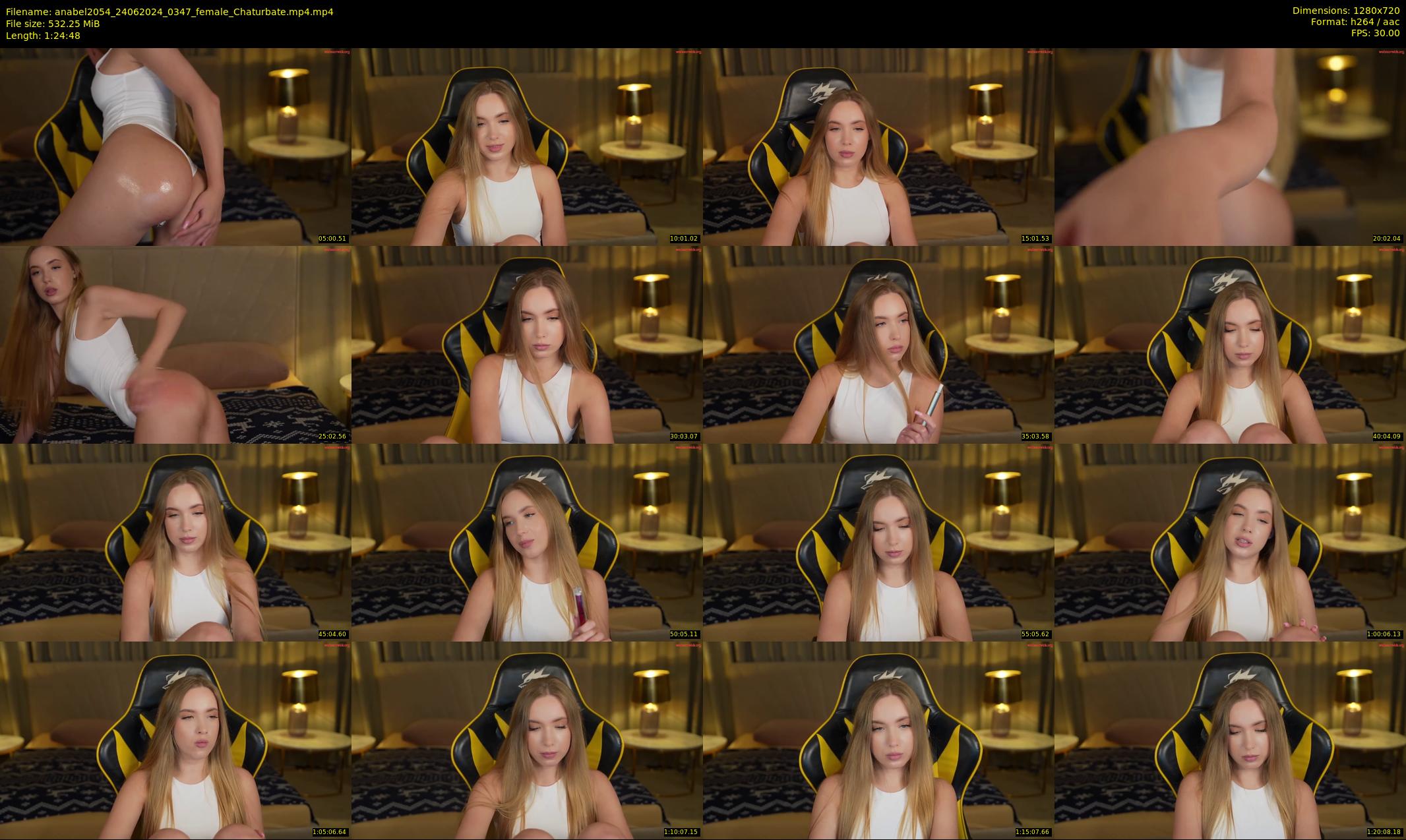 anabel2054 — 85 minute Chaturbate female cam show recording, 720p, Jun 24, 2024