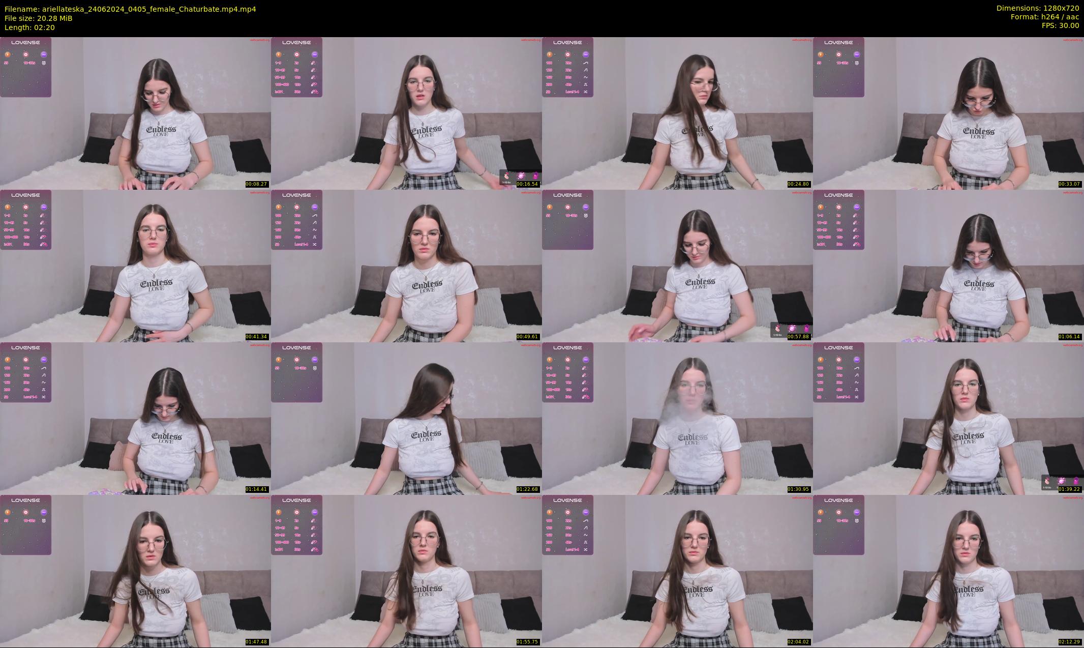 ariellateska — 3 minute Chaturbate female cam show recording, 720p, Jun 24, 2024
