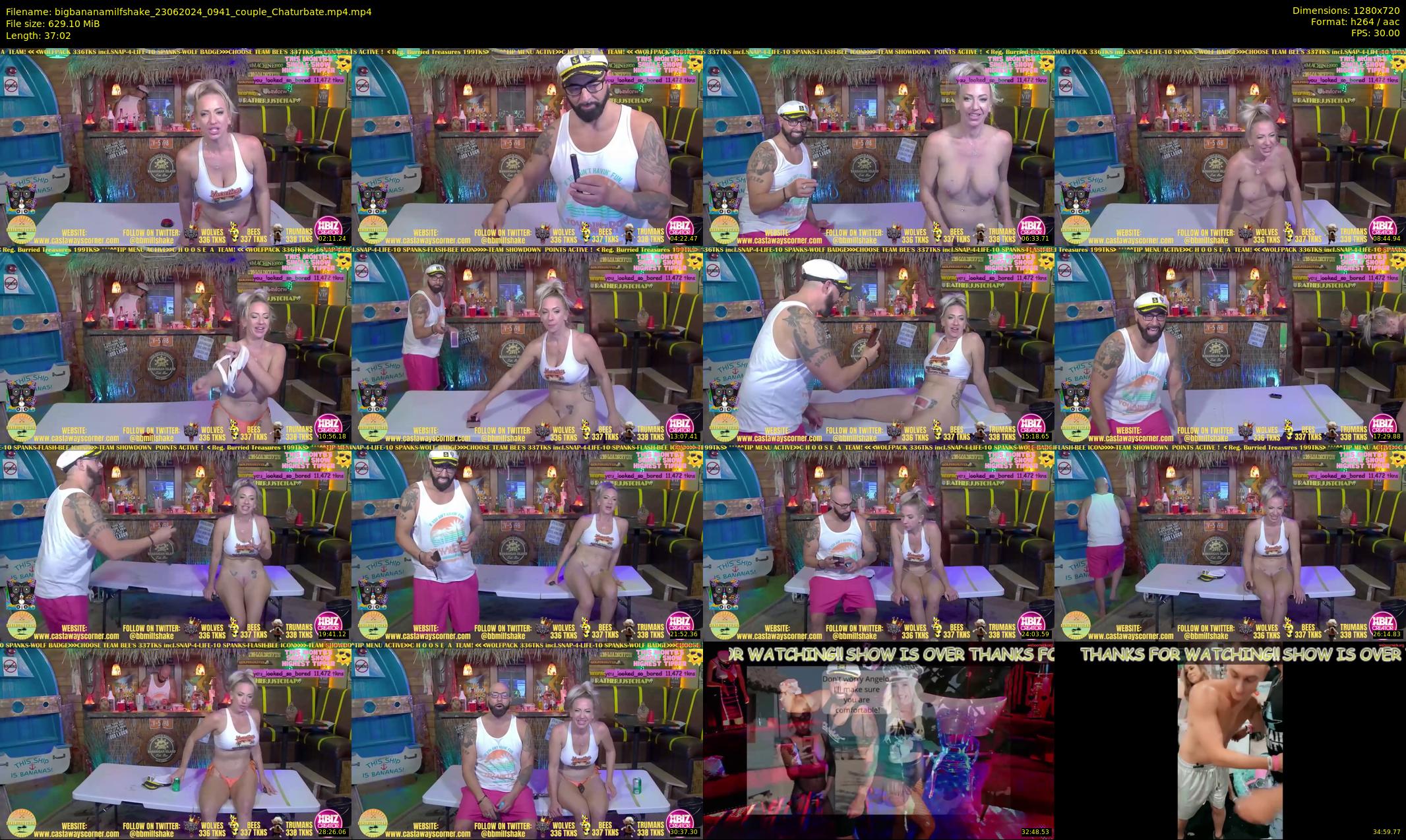 bigbananamilfshake — 38 minute Chaturbate couple cam show recording, 720p, Jun 23, 2024