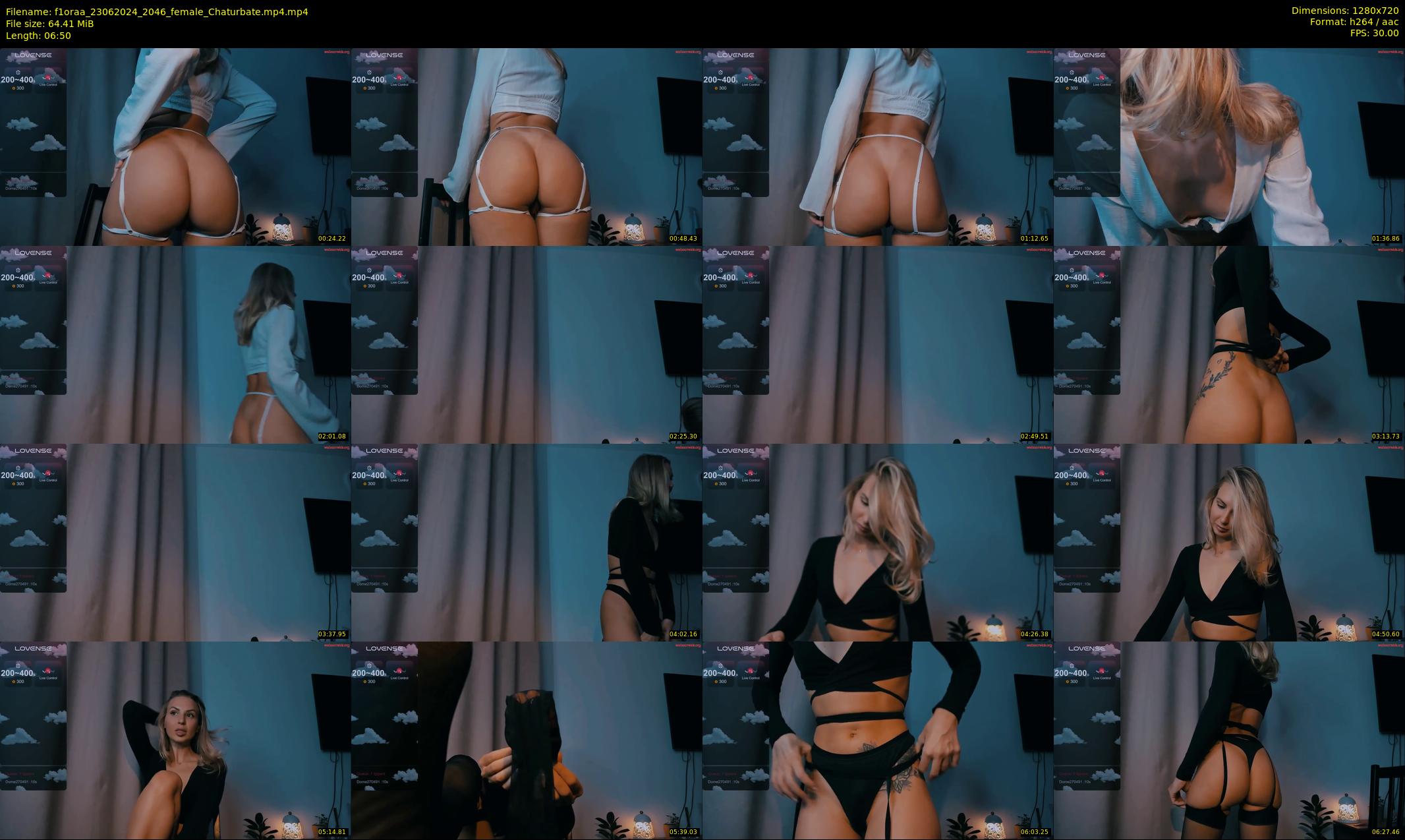f1oraa — 7 minute Chaturbate female cam show recording, 720p, Jun 23, 2024