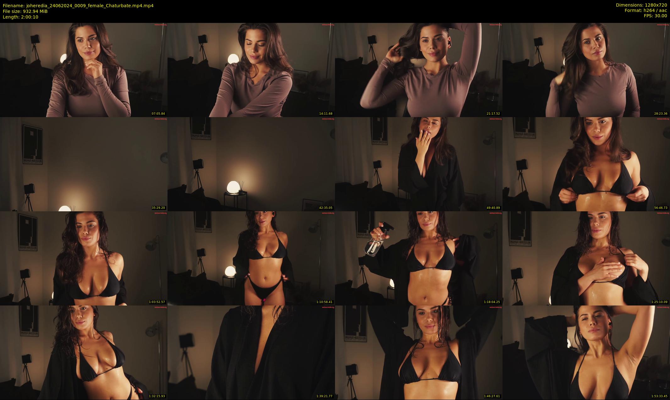 joheredia — 121 minute Chaturbate female cam show recording, 720p, Jun 24, 2024