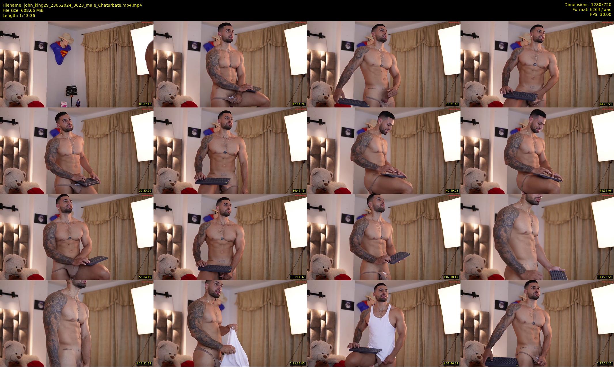 john_king29 — 104 minute Chaturbate male cam show recording, 720p, Jun 23, 2024