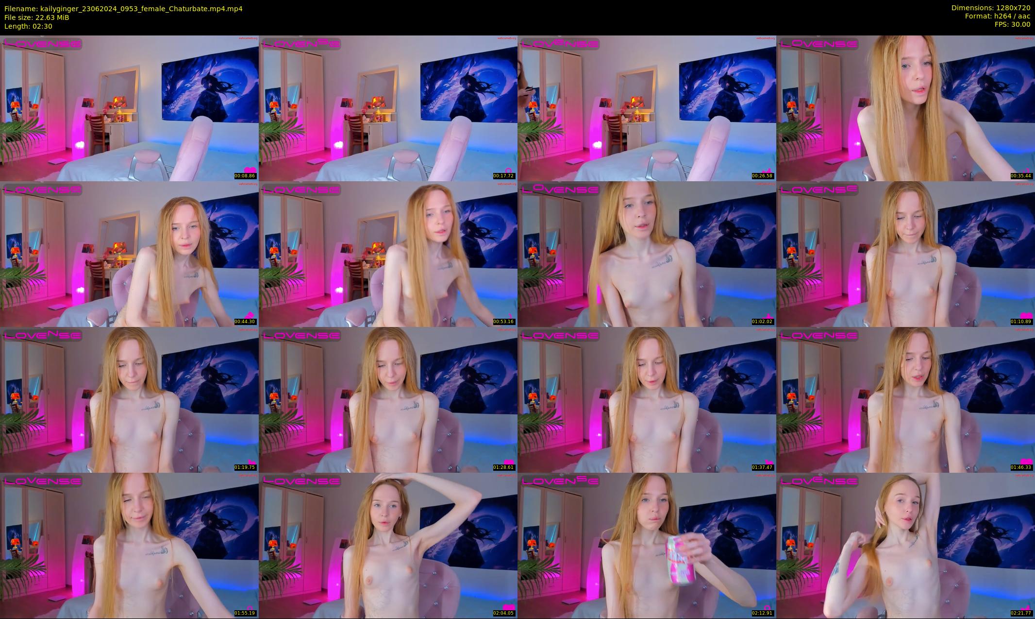 kailyginger — 3 minute Chaturbate female cam show recording, 720p, Jun 23, 2024