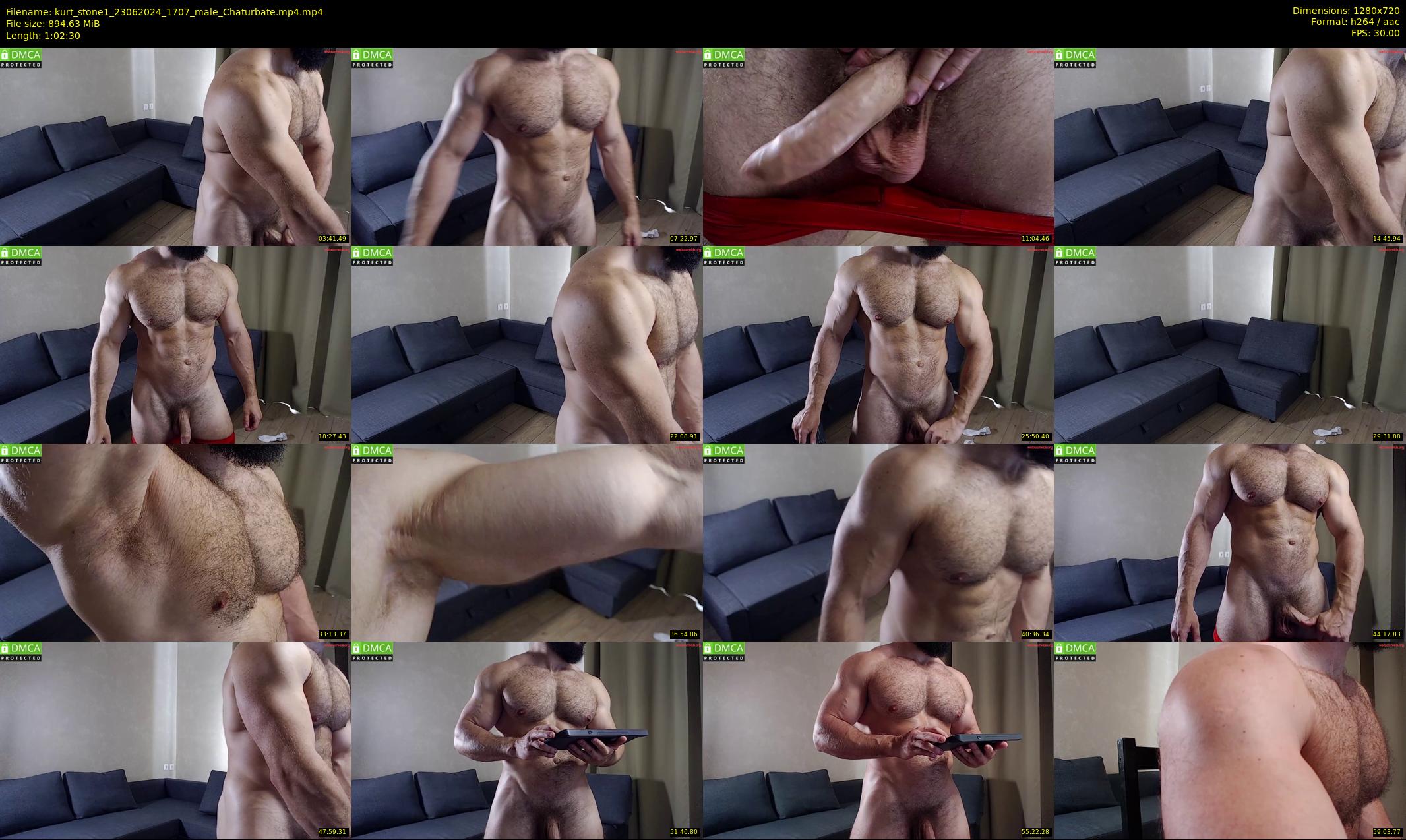 kurt_stone1 — 63 minute Chaturbate male cam show recording, 720p, Jun 23, 2024