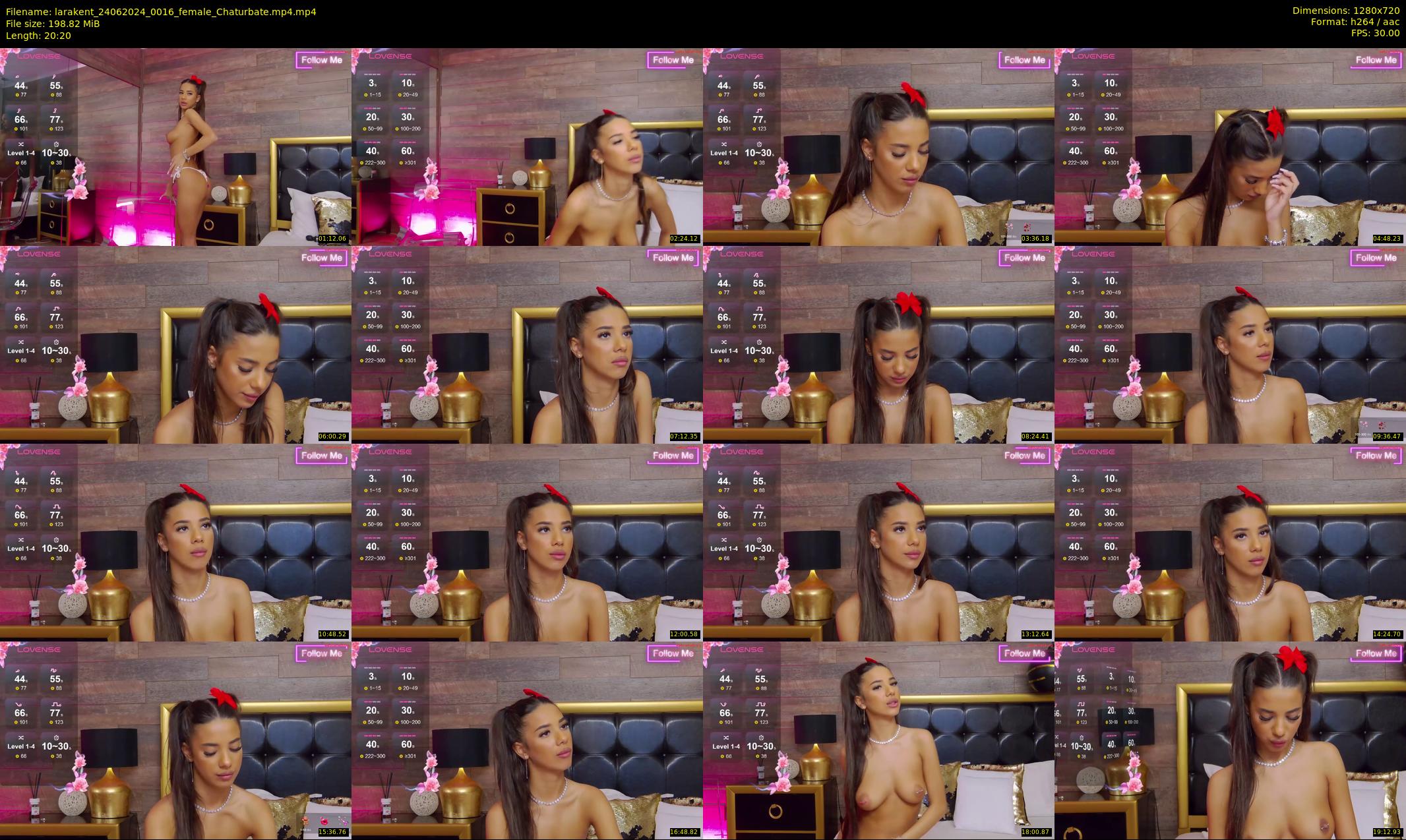 larakent — 21 minute Chaturbate female cam show recording, 720p, Jun 24, 2024