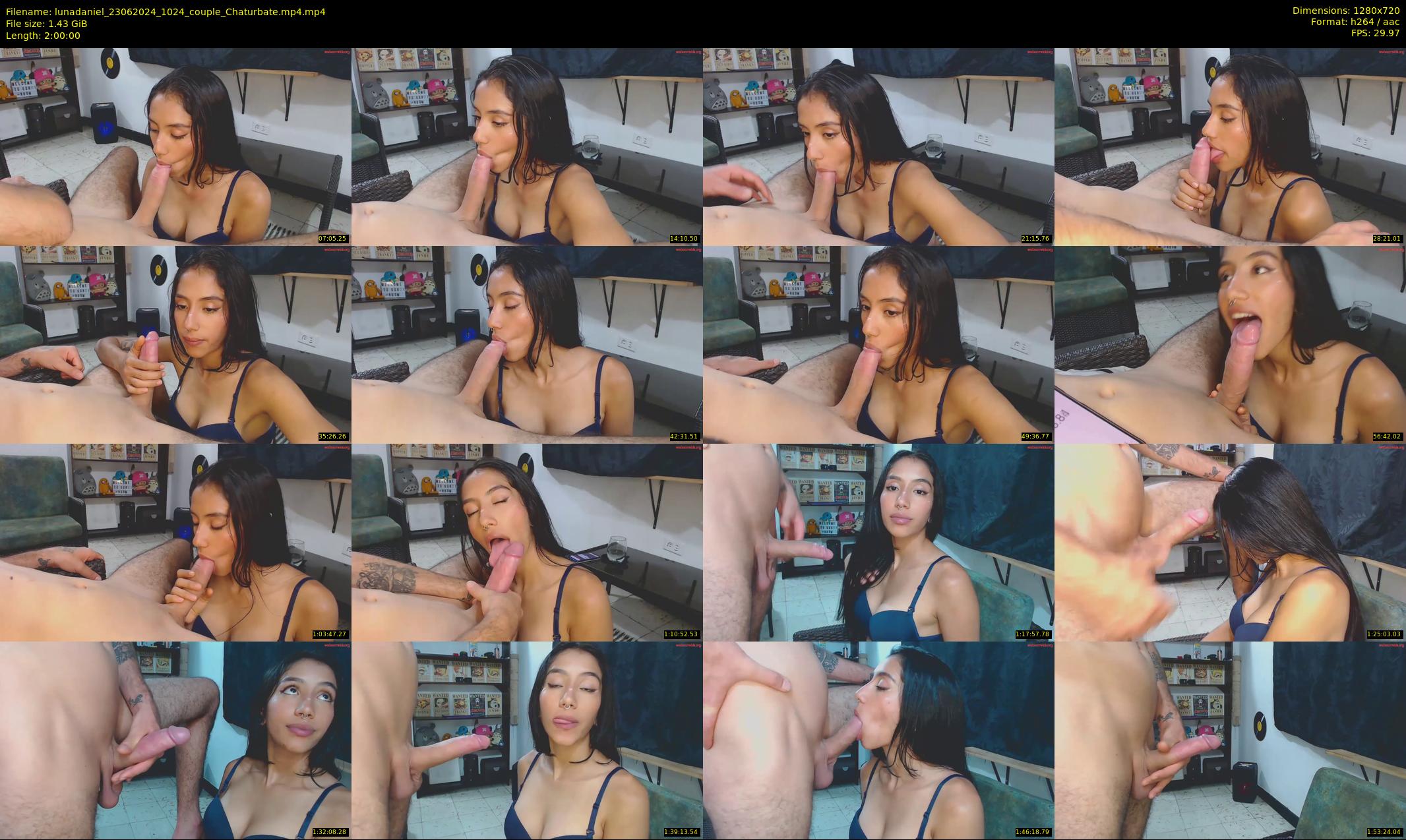 lunadaniel — 120 minute Chaturbate couple cam show recording, 720p, Jun 23, 2024