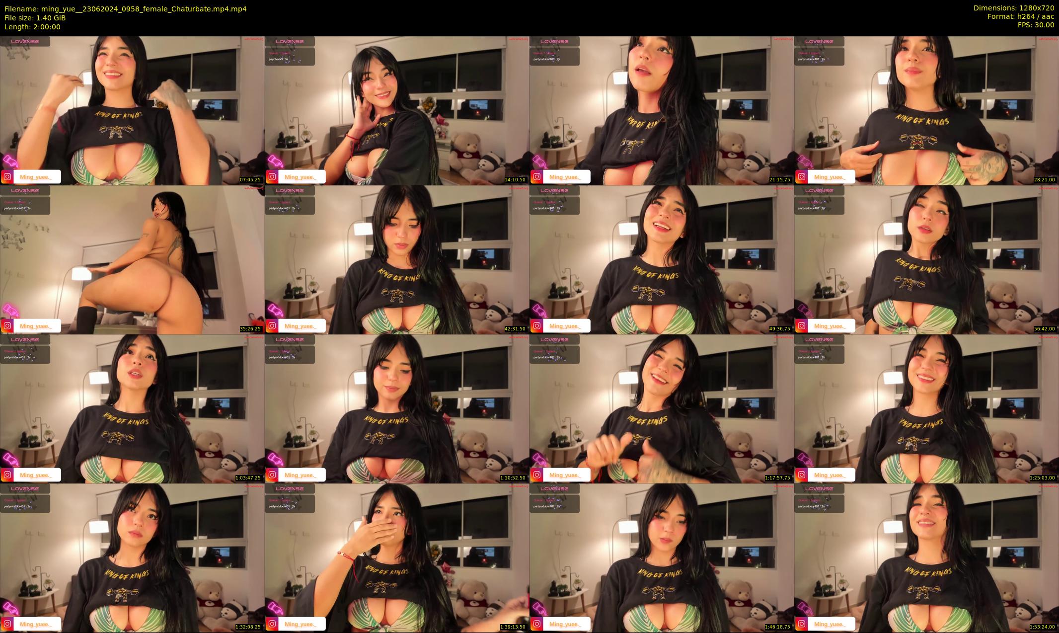 ming_yue_ — 120 minute Chaturbate female cam show recording, 720p, Jun 23, 2024
