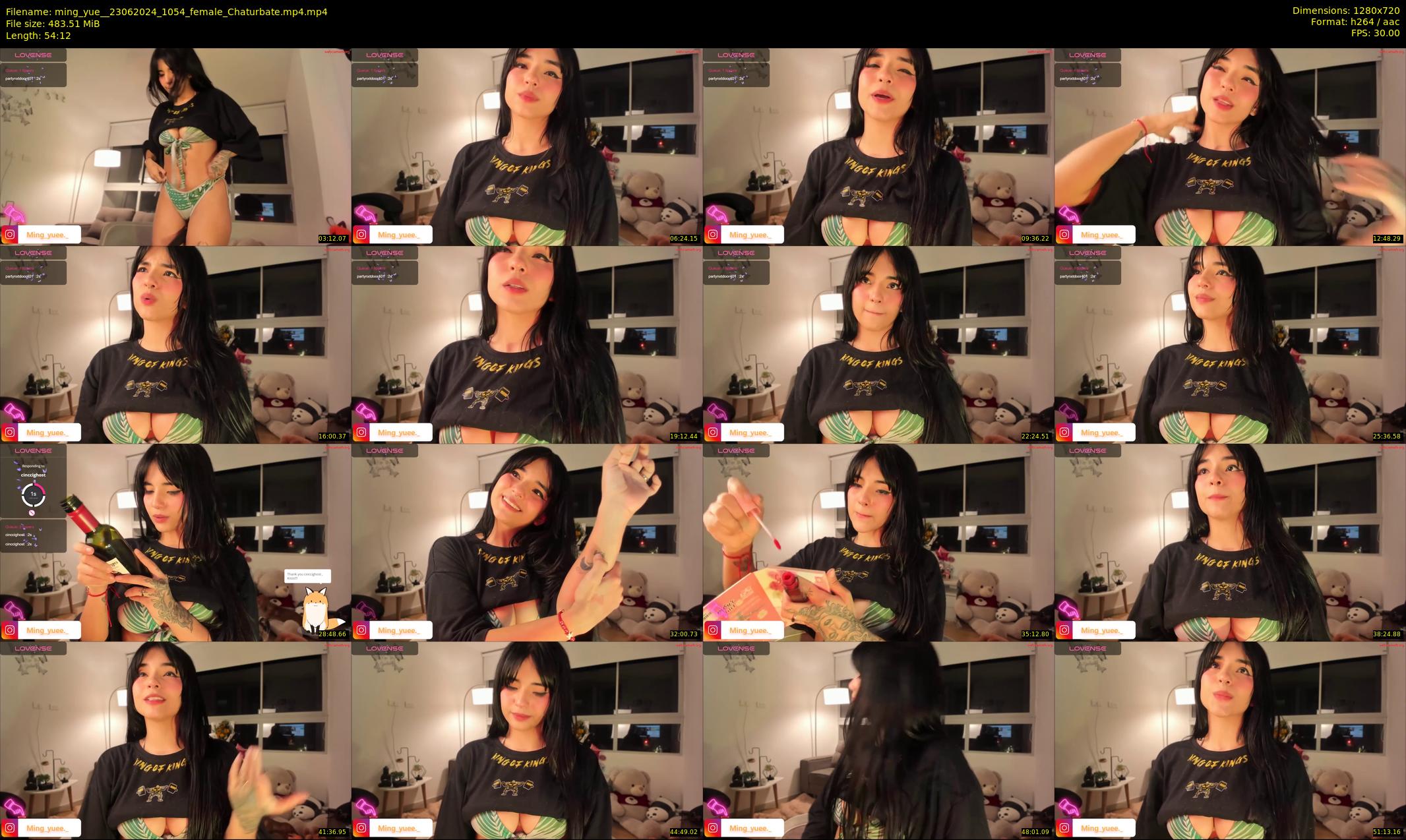 ming_yue_ — 55 minute Chaturbate female cam show recording, 720p, Jun 23, 2024
