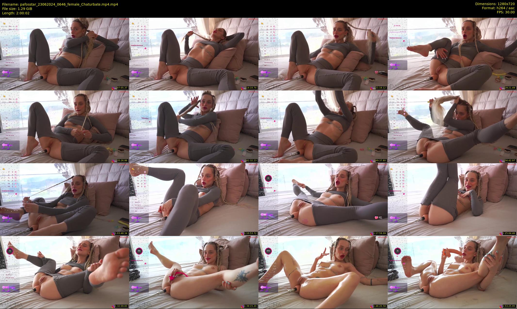 pafosstar — 121 minute Chaturbate female cam show recording, 720p, Jun 23, 2024