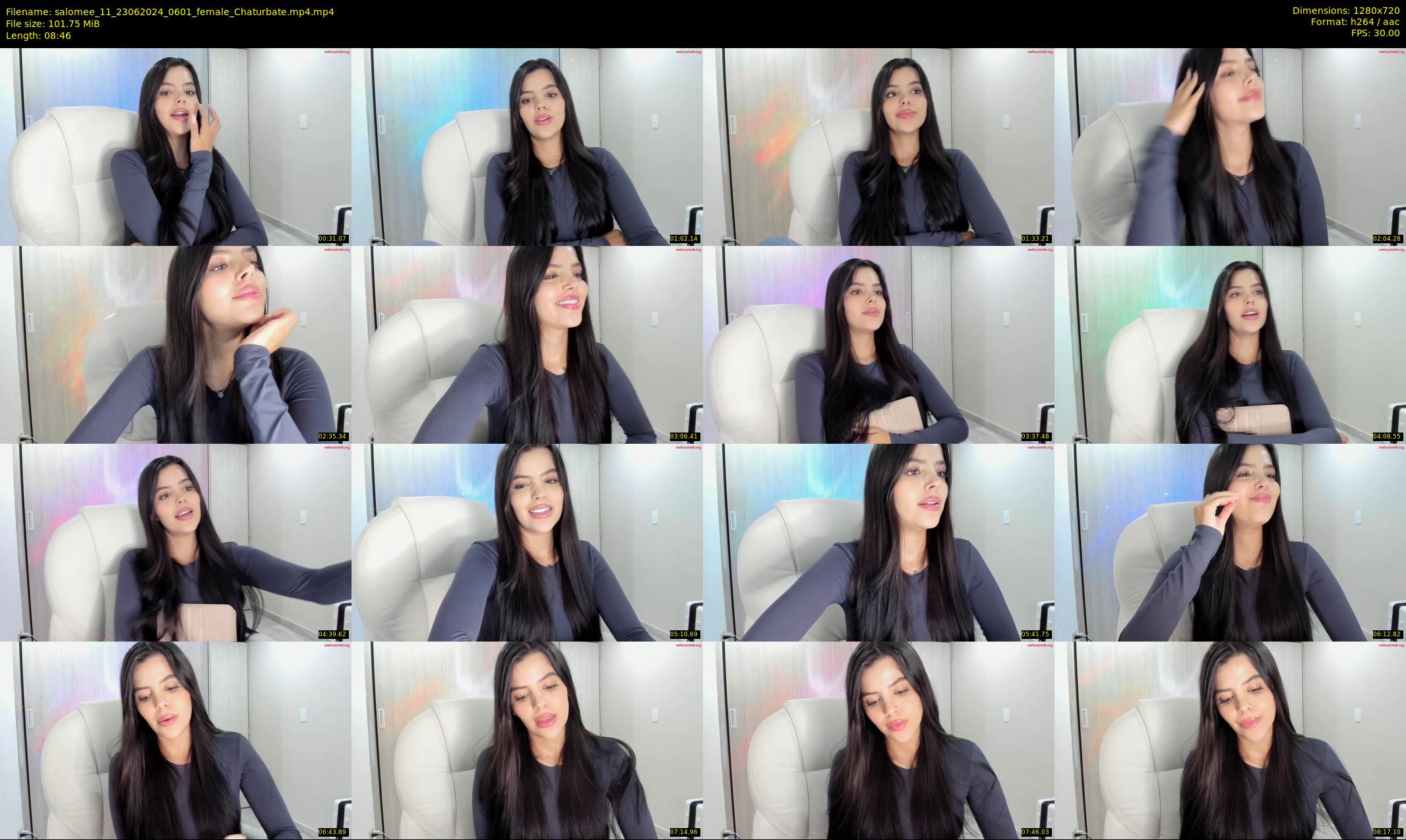 salomee_11 — 9 minute Chaturbate female cam show recording, 720p, Jun 23, 2024