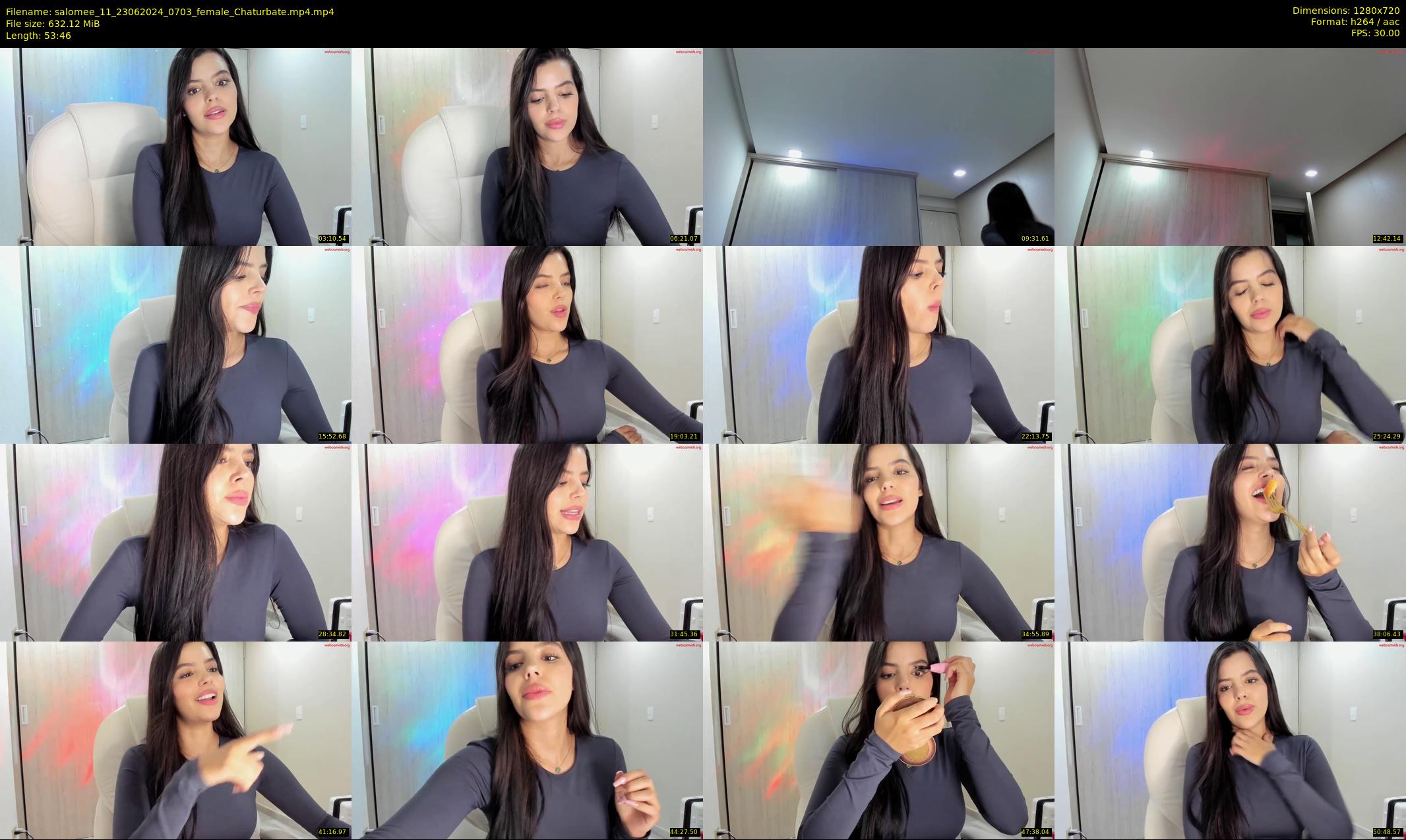 salomee_11 — 54 minute Chaturbate female cam show recording, 720p, Jun 23, 2024