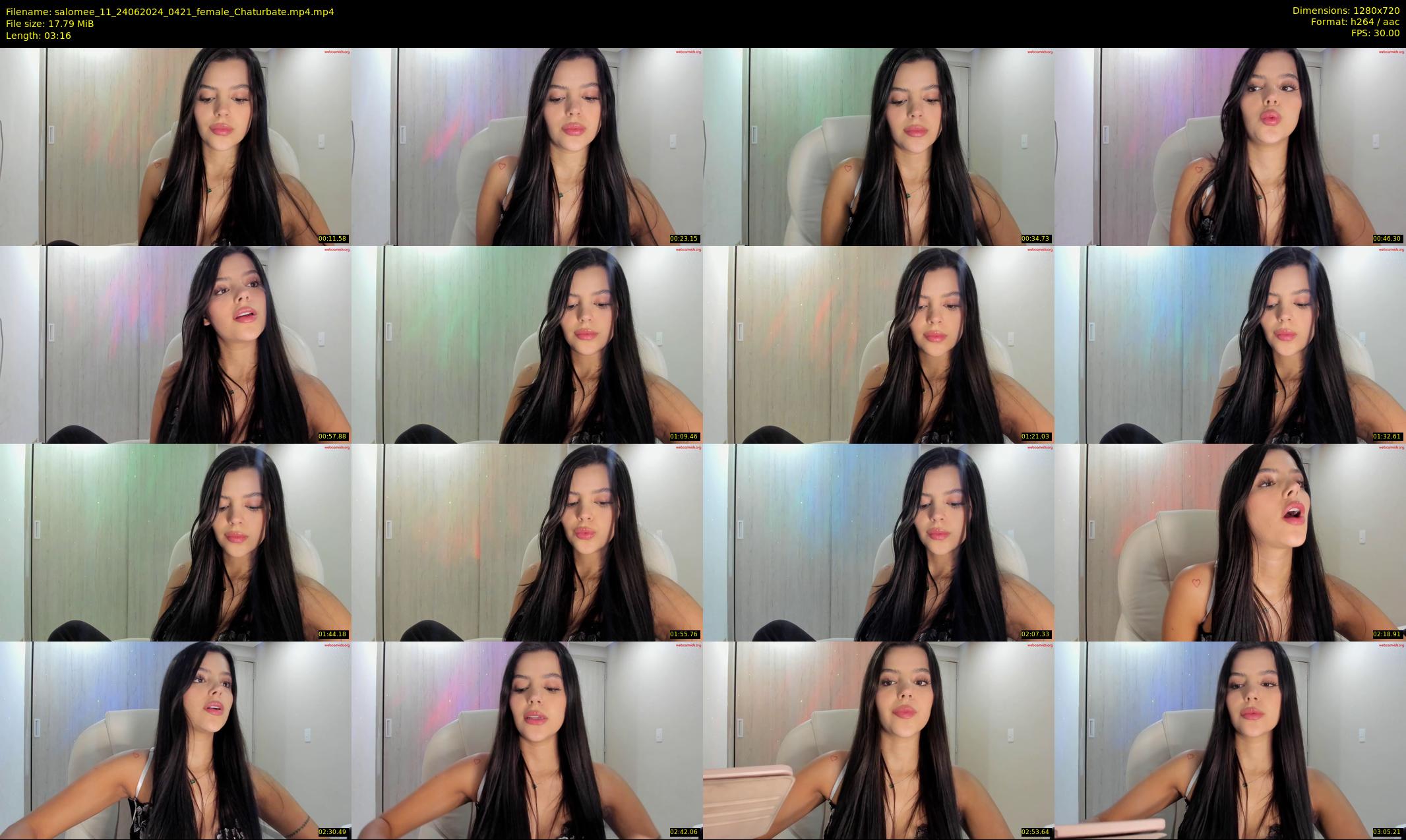 salomee_11 — 4 minute Chaturbate female cam show recording, 720p, Jun 24, 2024