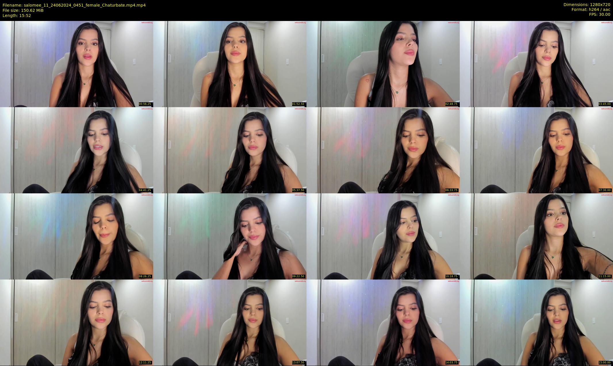 salomee_11 — 16 minute Chaturbate female cam show recording, 720p, Jun 24, 2024