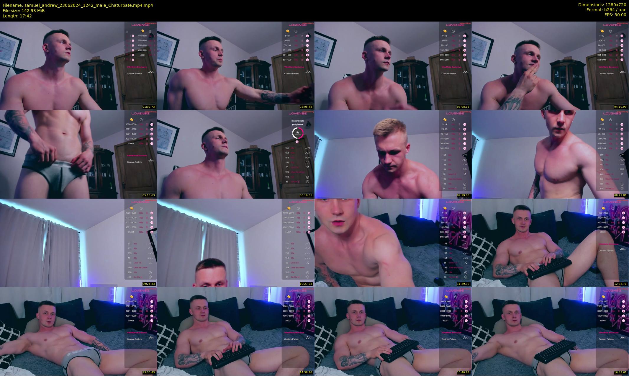samuel_andrew — 18 minute Chaturbate male cam show recording, 720p, Jun 23, 2024