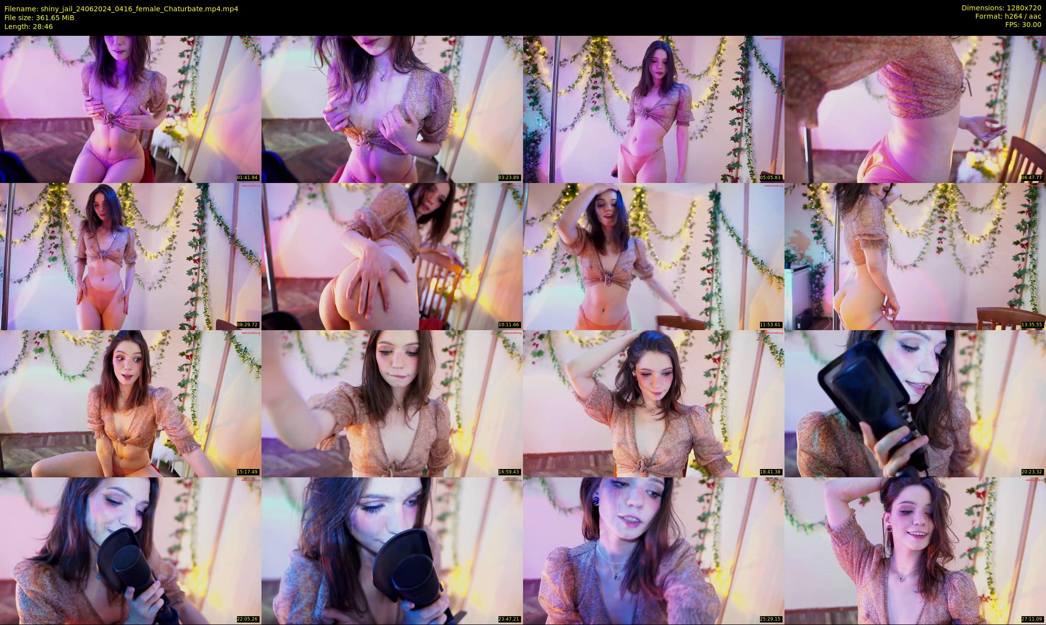 shiny_jail — 29 minute Chaturbate female cam show recording, 720p, Jun 24, 2024