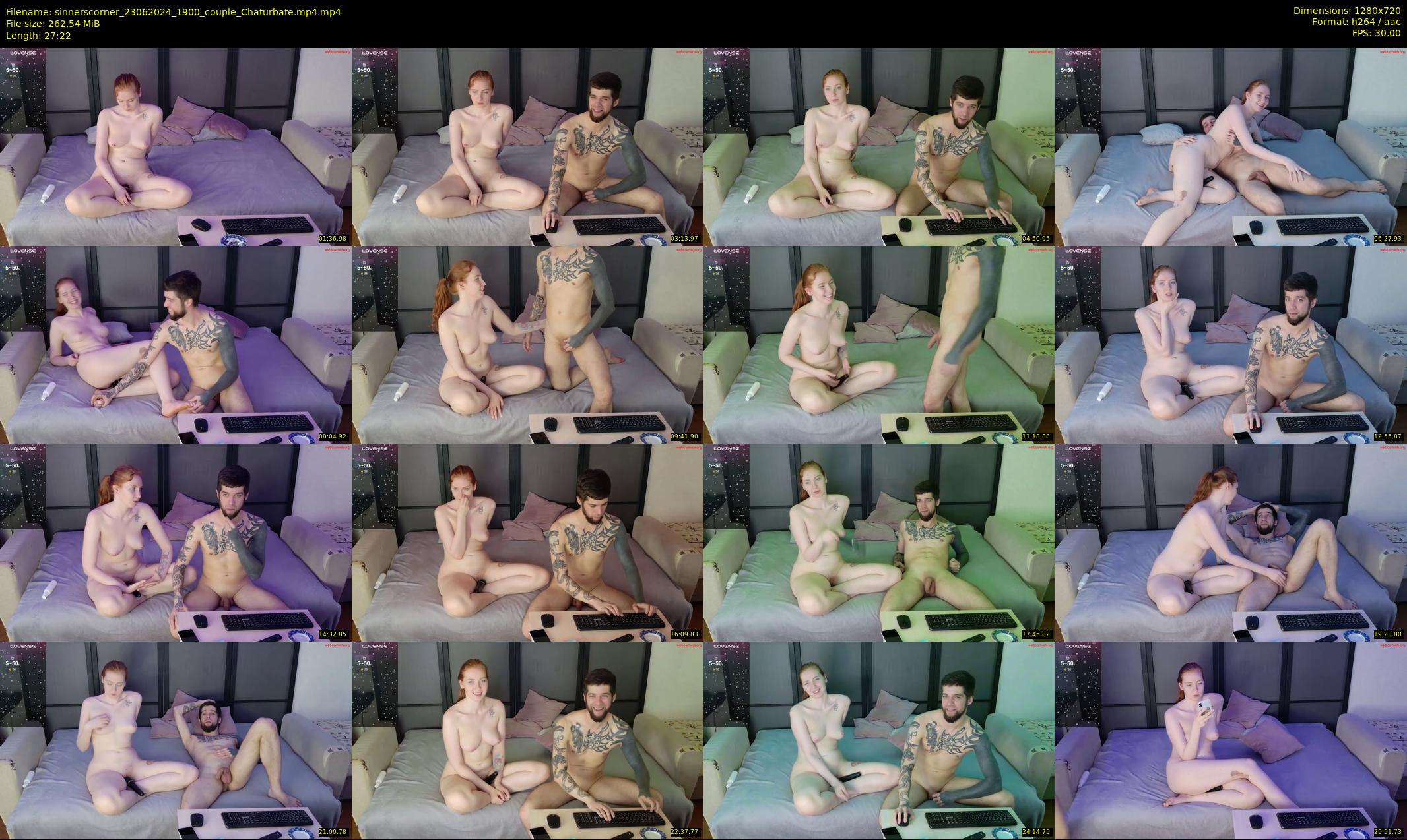 sinnerscorner — 28 minute Chaturbate couple cam show recording, 720p, Jun 23, 2024