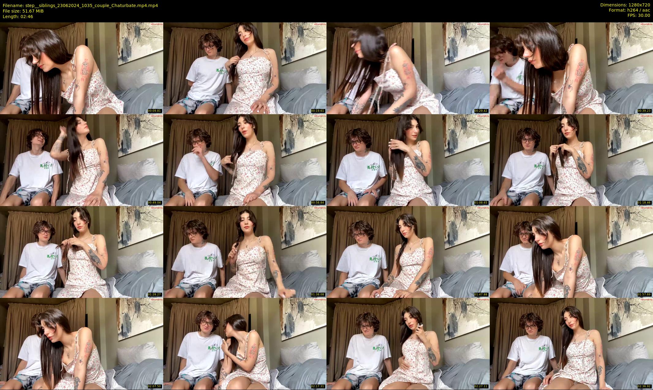 step__siblings — 3 minute Chaturbate couple cam show recording, 720p, Jun 23, 2024