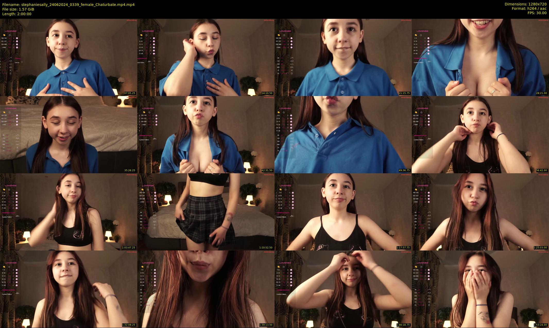 stephaniesally — 120 minute Chaturbate female cam show recording, 720p, Jun 24, 2024