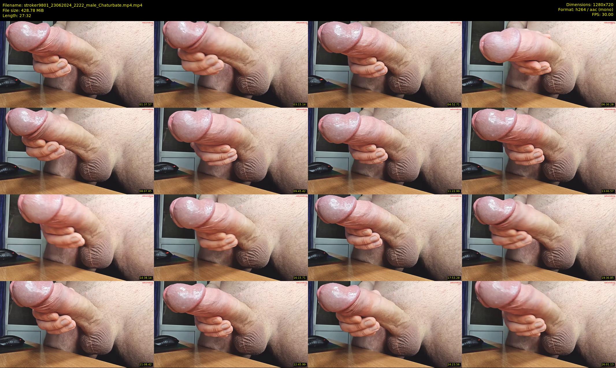 stroker9801 — 28 minute Chaturbate male cam show recording, 720p, Jun 23, 2024