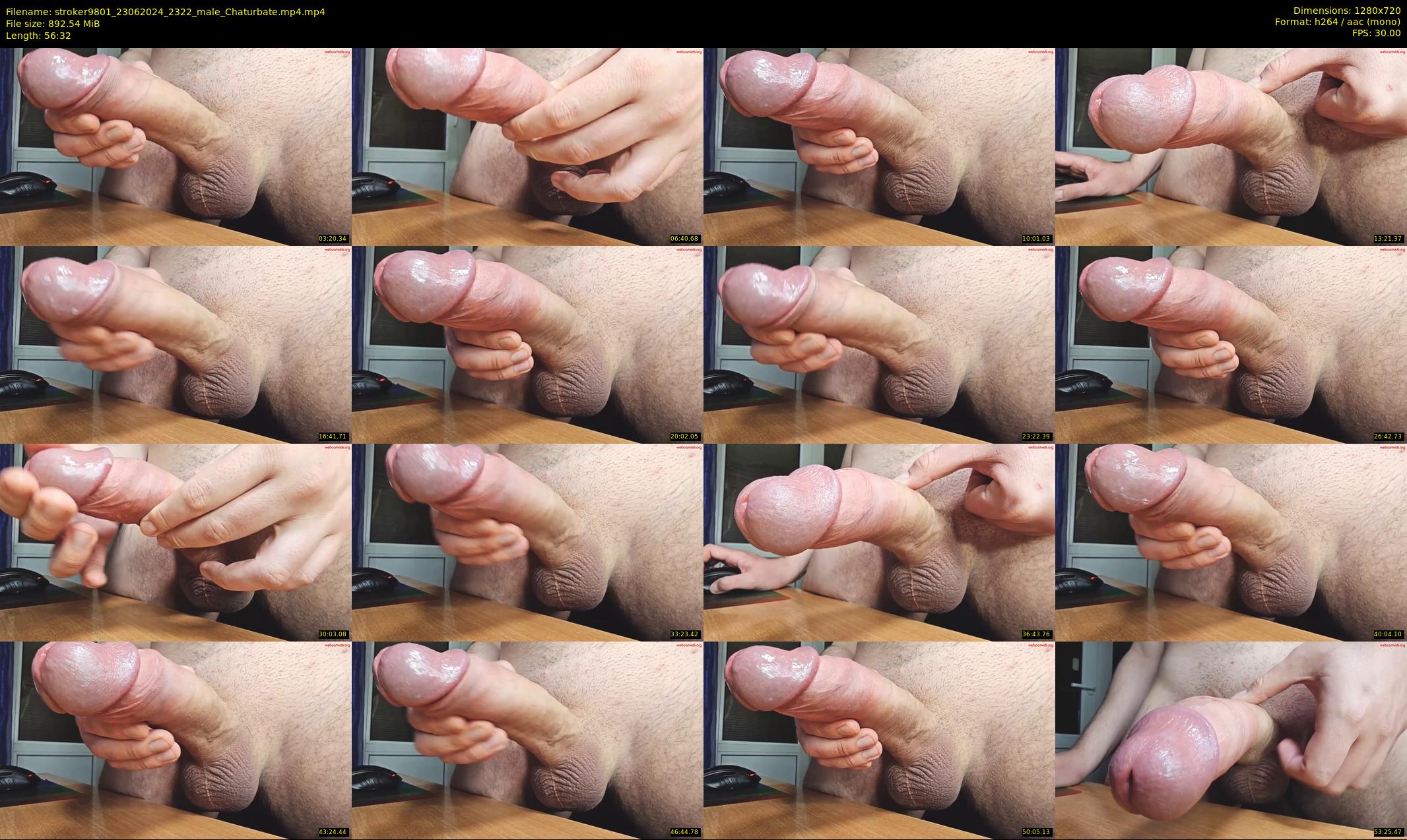stroker9801 — 57 minute Chaturbate male cam show recording, 720p, Jun 23, 2024