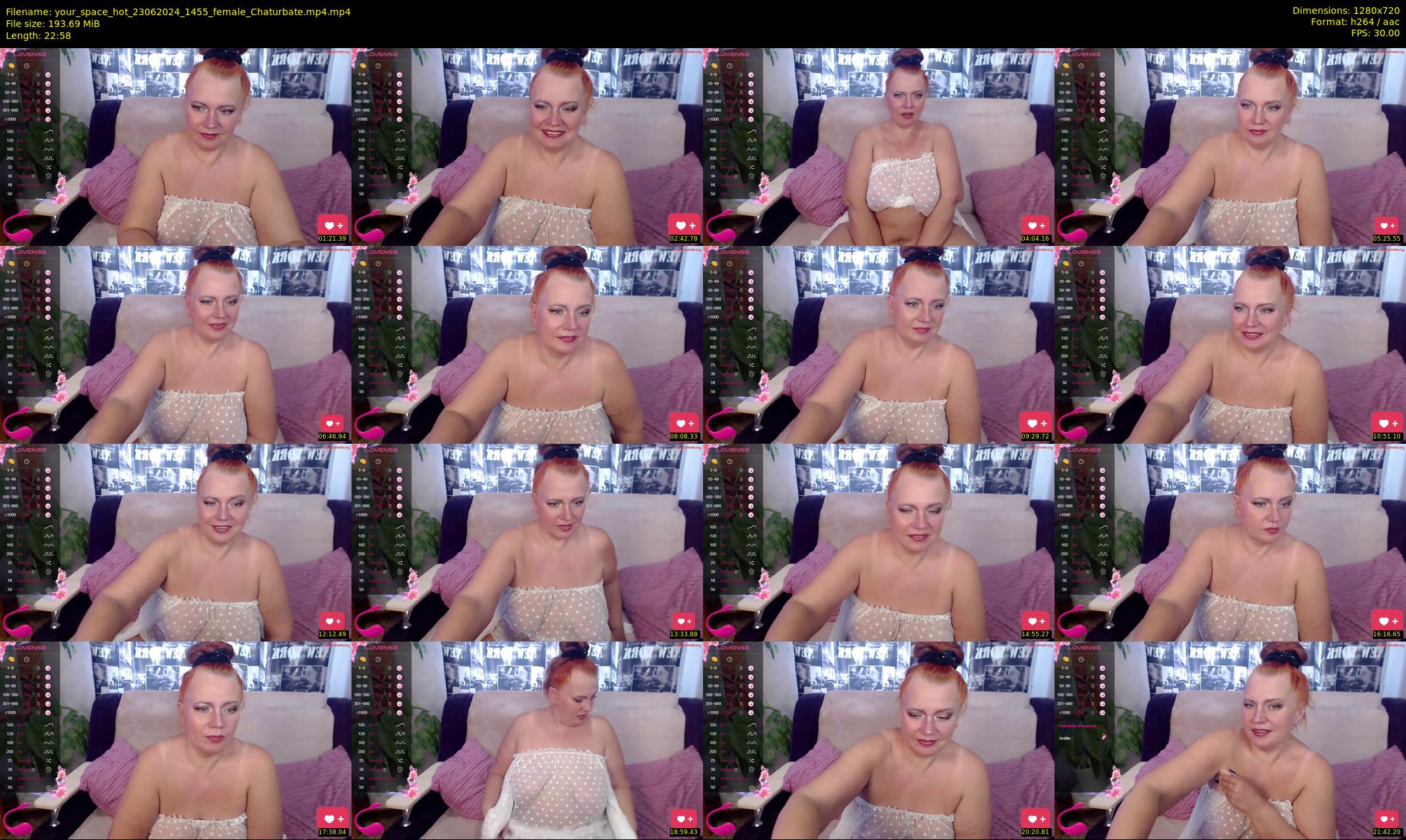 your_space_hot — 23 minute Chaturbate female cam show recording, 720p, Jun 23, 2024