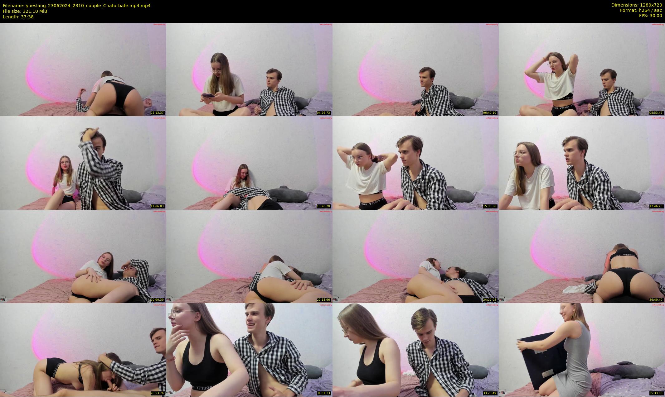 yueslang — 38 minute Chaturbate couple cam show recording, 720p, Jun 23, 2024