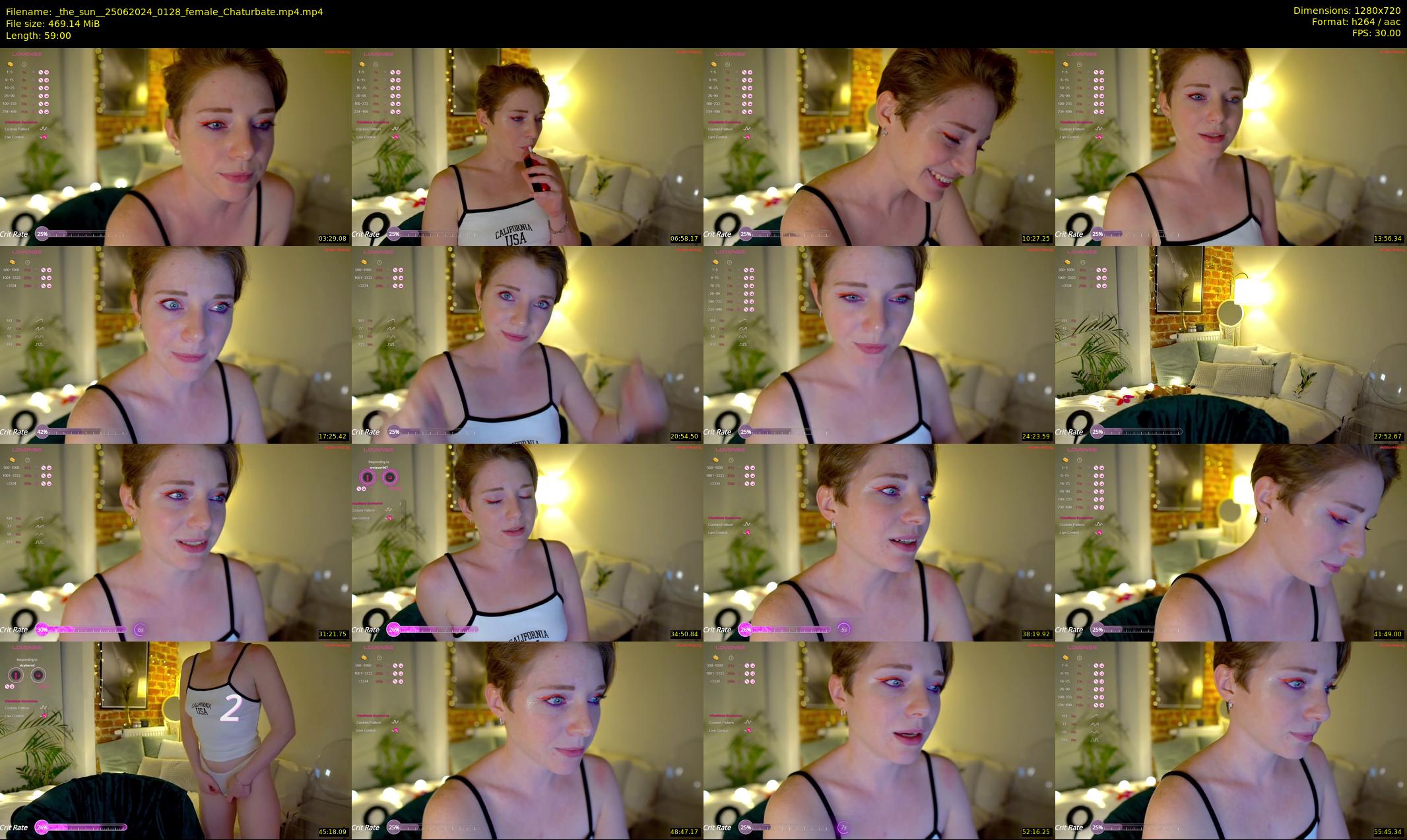 _the_sun_ — 59 minute Chaturbate female cam show recording, 720p, Jun 25, 2024