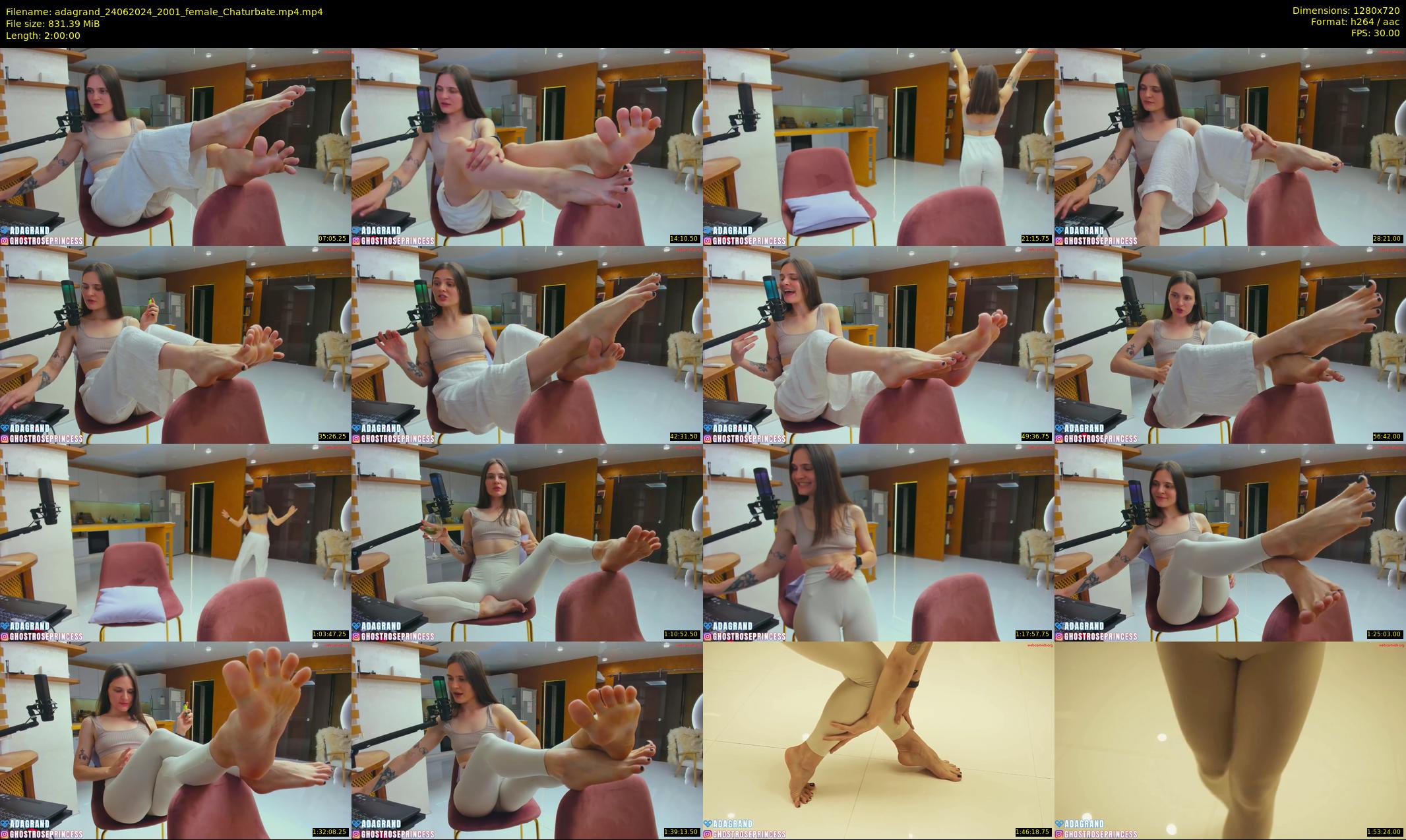 adagrand — 120 minute Chaturbate female cam show recording, 720p, Jun 24, 2024