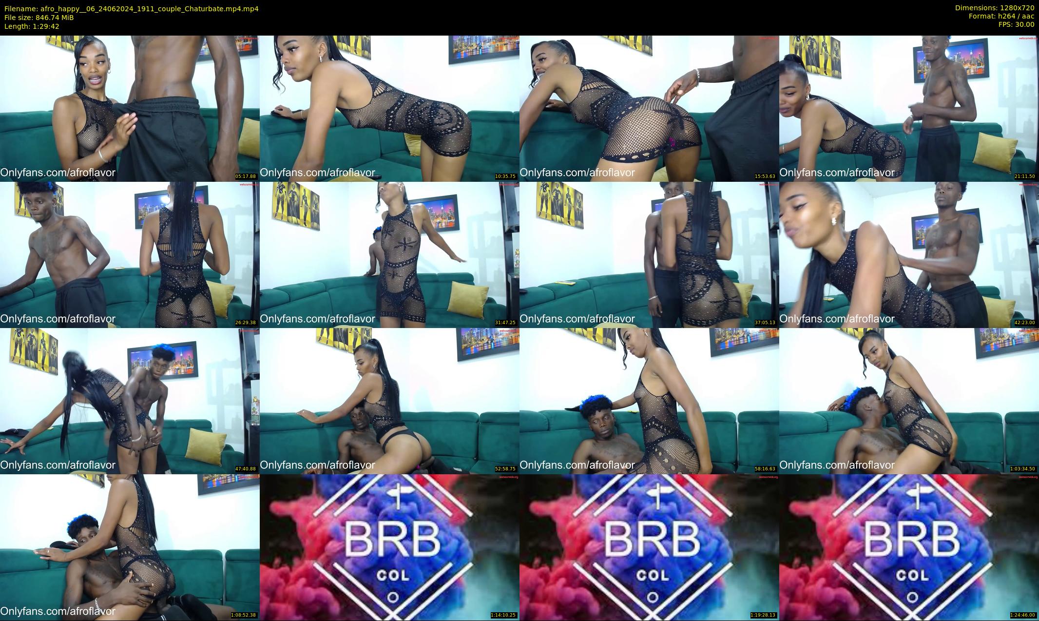 afro_happy__06 — 90 minute Chaturbate couple cam show recording, 720p, Jun 24, 2024