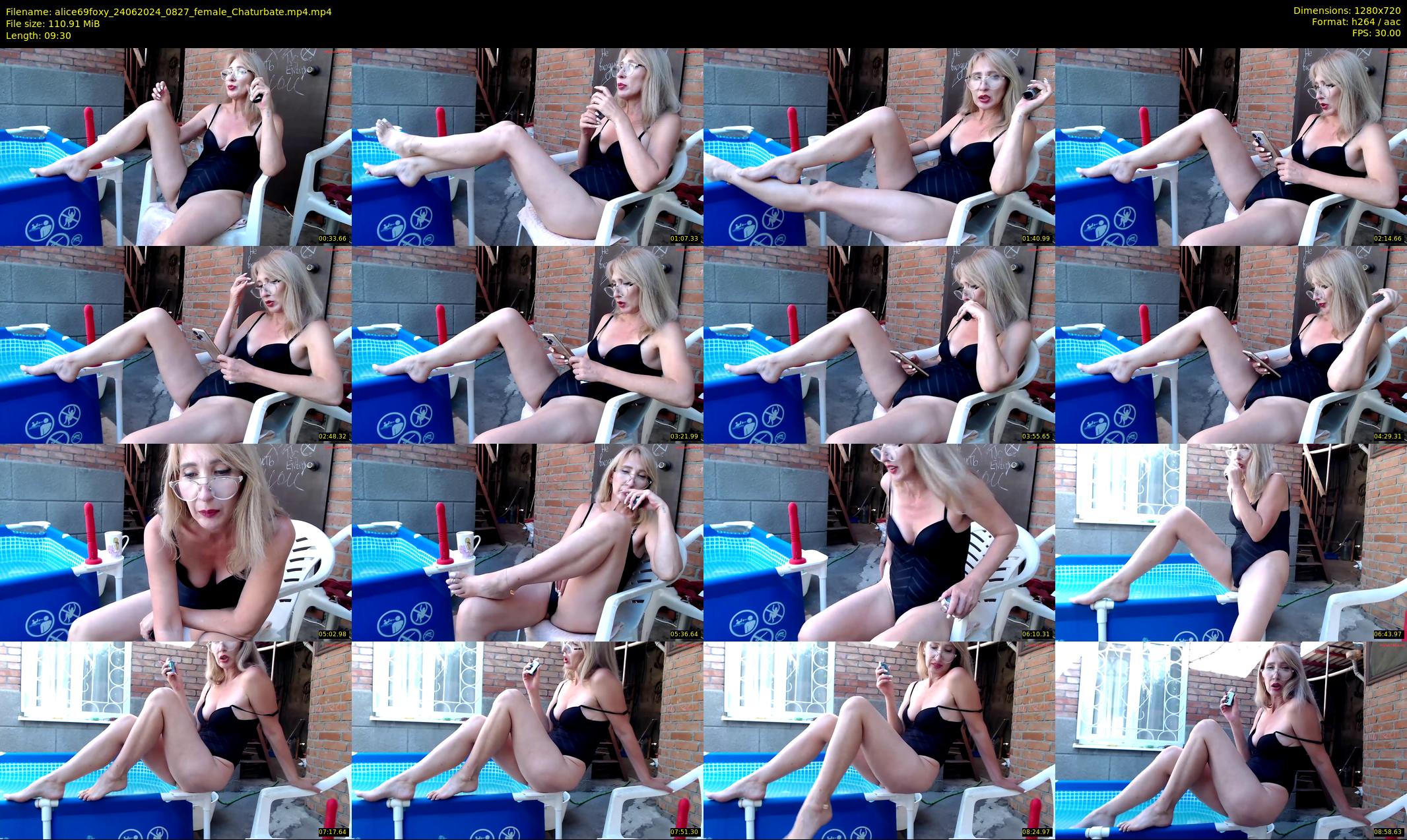 alice69foxy — 10 minute Chaturbate female cam show recording, 720p, Jun 24, 2024
