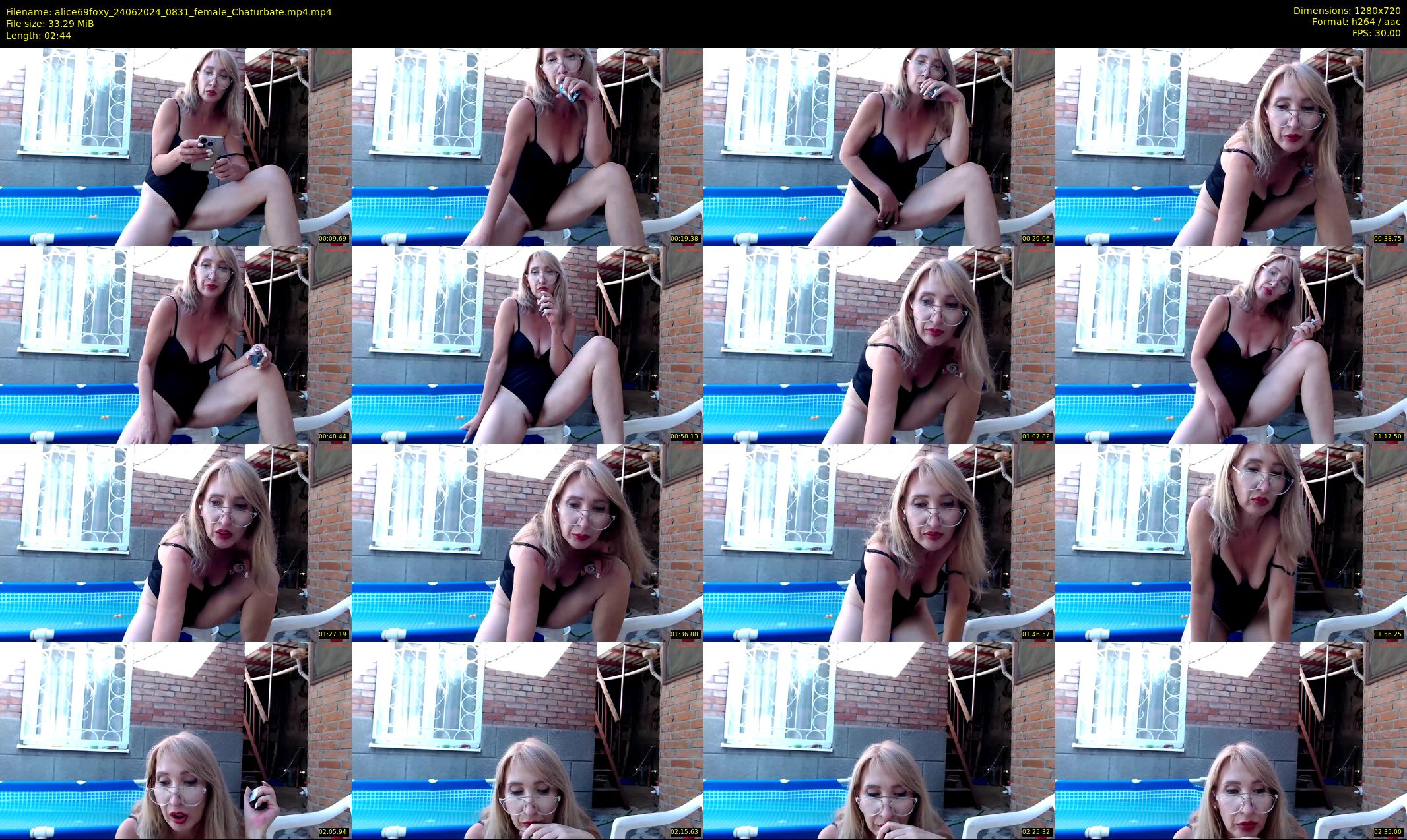alice69foxy — 3 minute Chaturbate female cam show recording, 720p, Jun 24, 2024