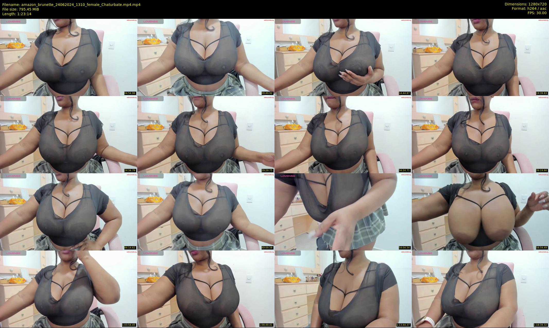 amazon_brunette — 84 minute Chaturbate female cam show recording, 720p, Jun 24, 2024