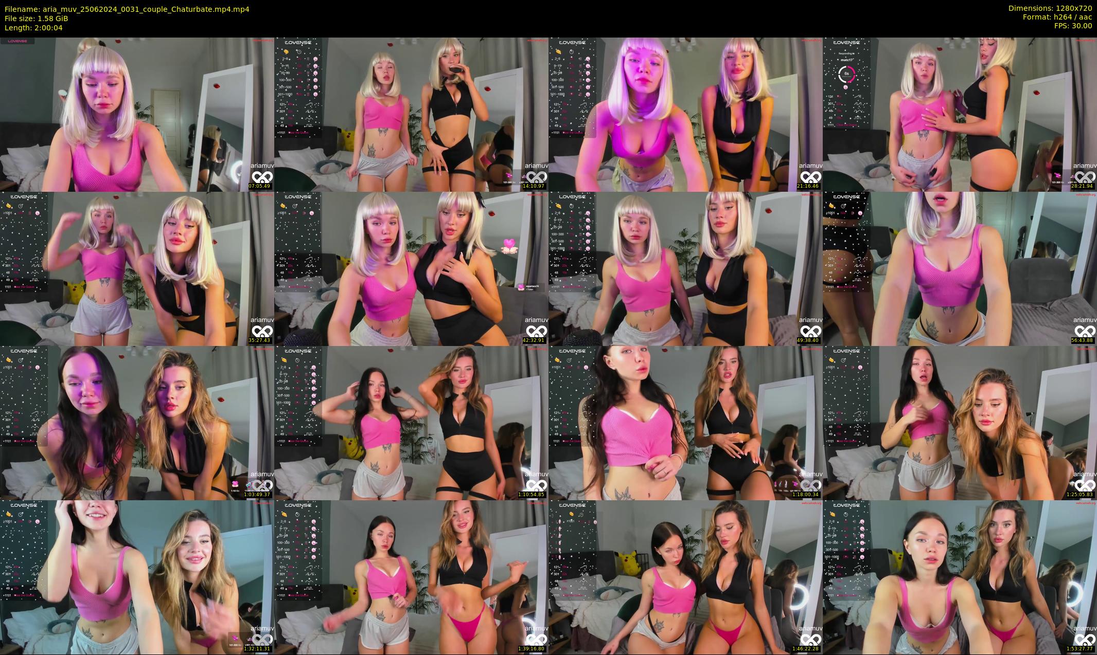 aria_muv — 121 minute Chaturbate female cam show recording, 720p, Jun 25, 2024