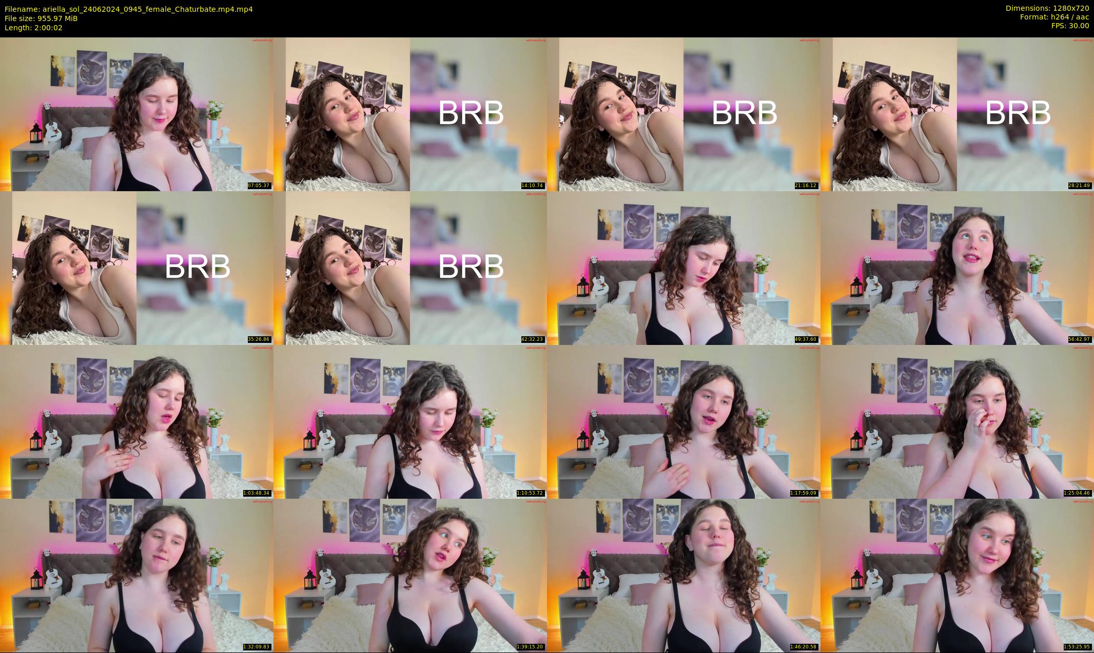 ariella_sol — 121 minute Chaturbate female cam show recording, 720p, Jun 24, 2024