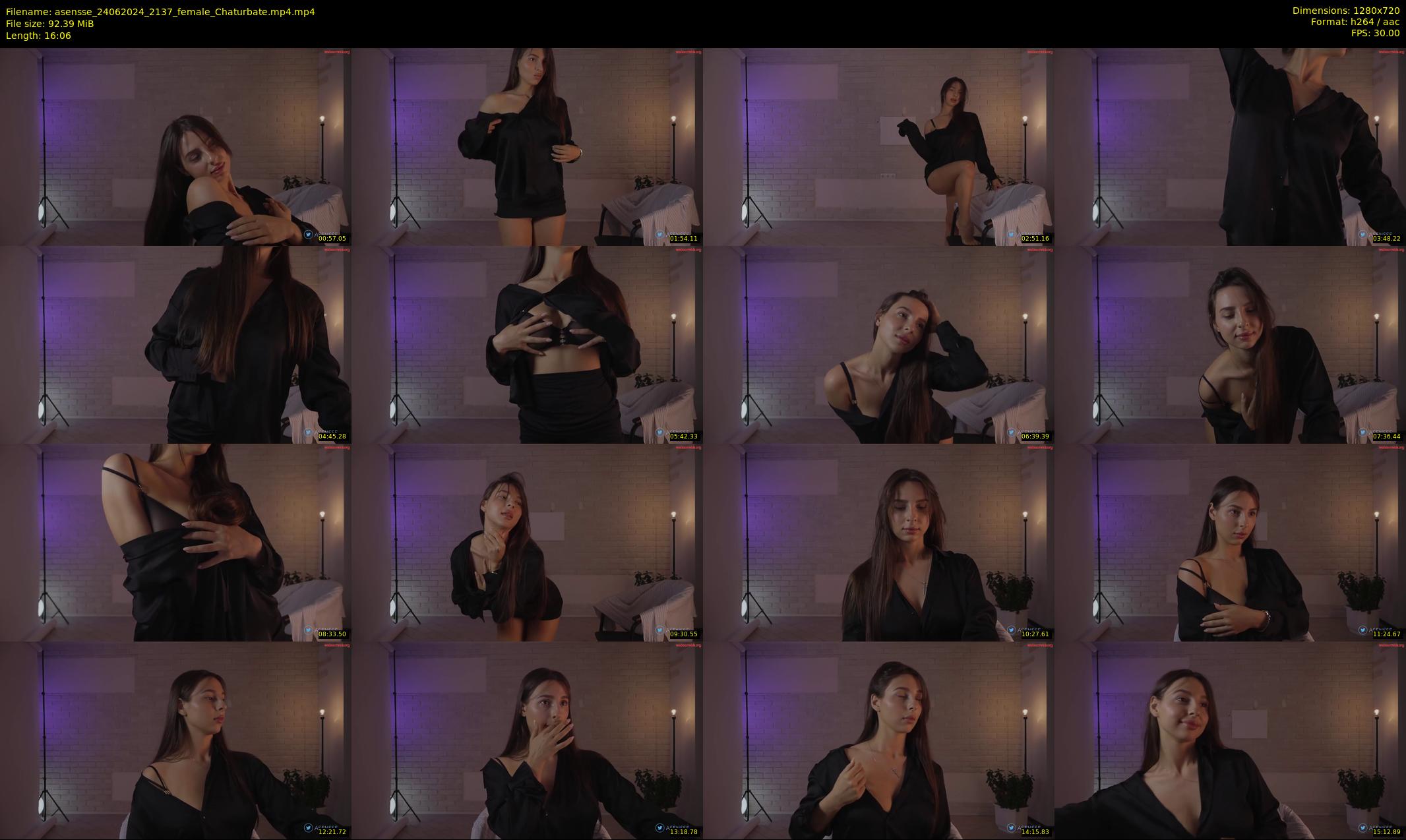 asensse — 17 minute Chaturbate female cam show recording, 720p, Jun 24, 2024
