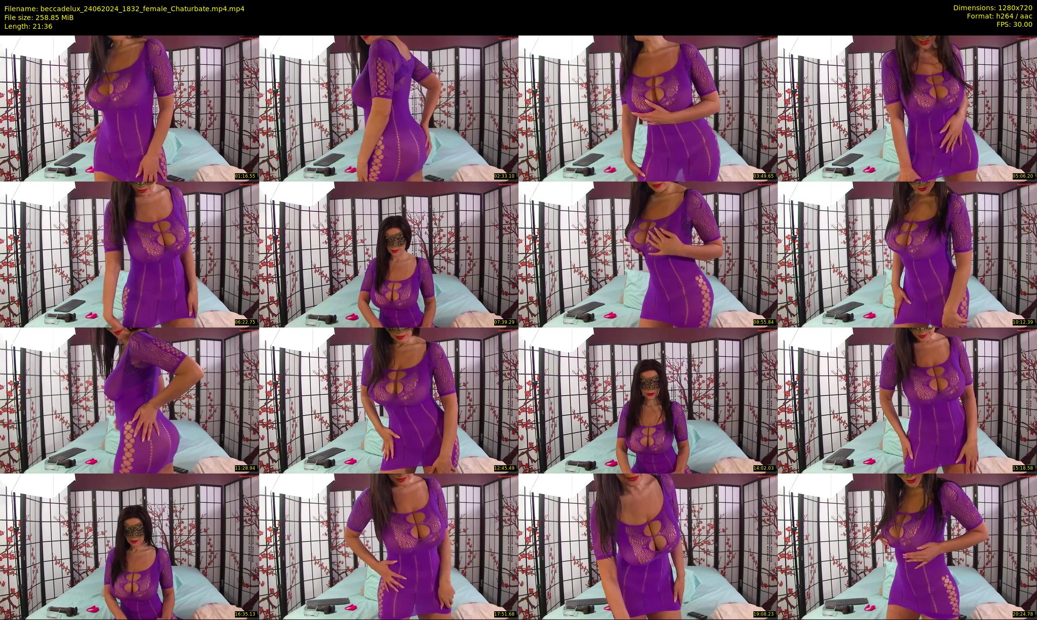 beccadelux — 22 minute Chaturbate female cam show recording, 720p, Jun 24, 2024