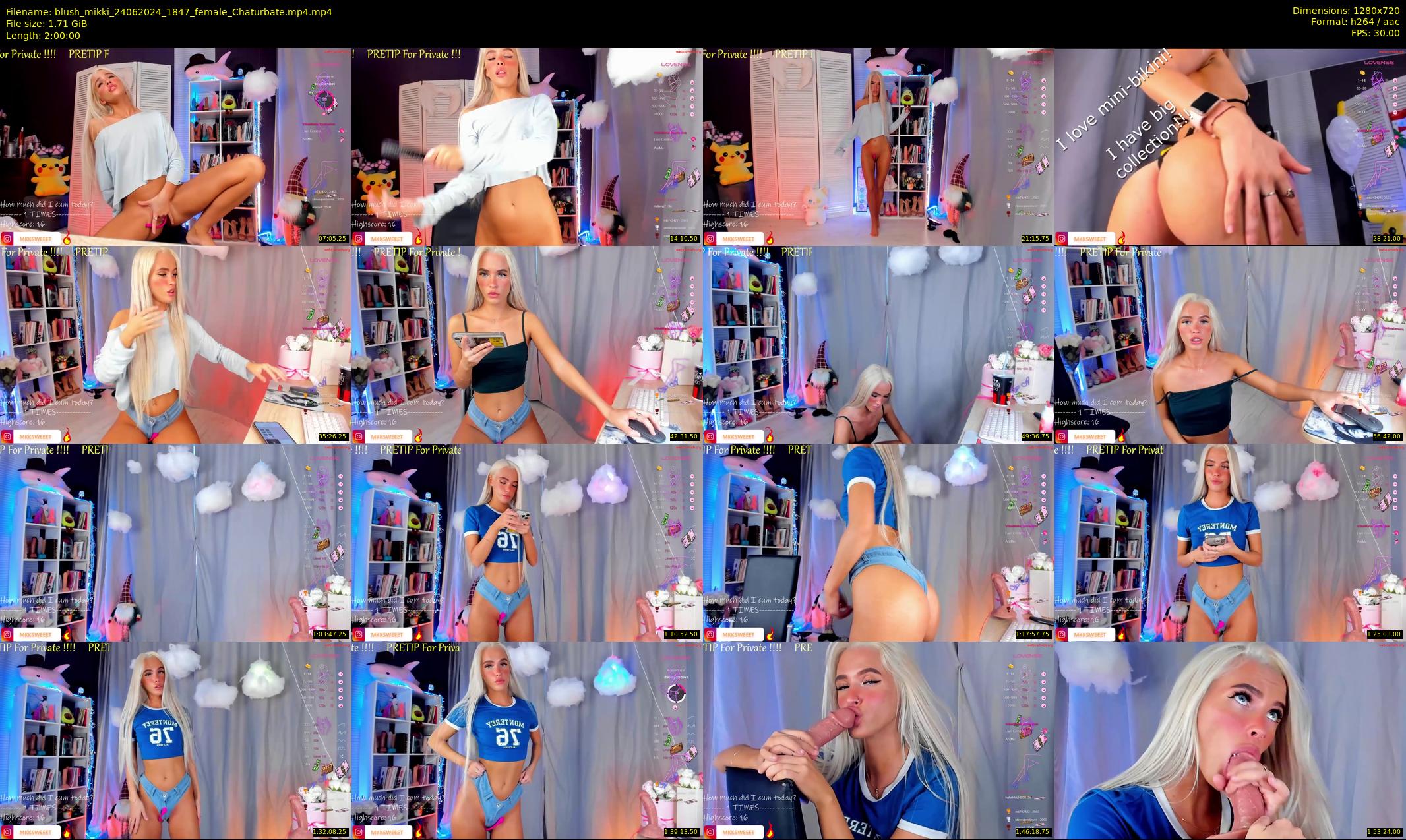 blush_mikki — 120 minute Chaturbate female cam show recording, 720p, Jun 24, 2024