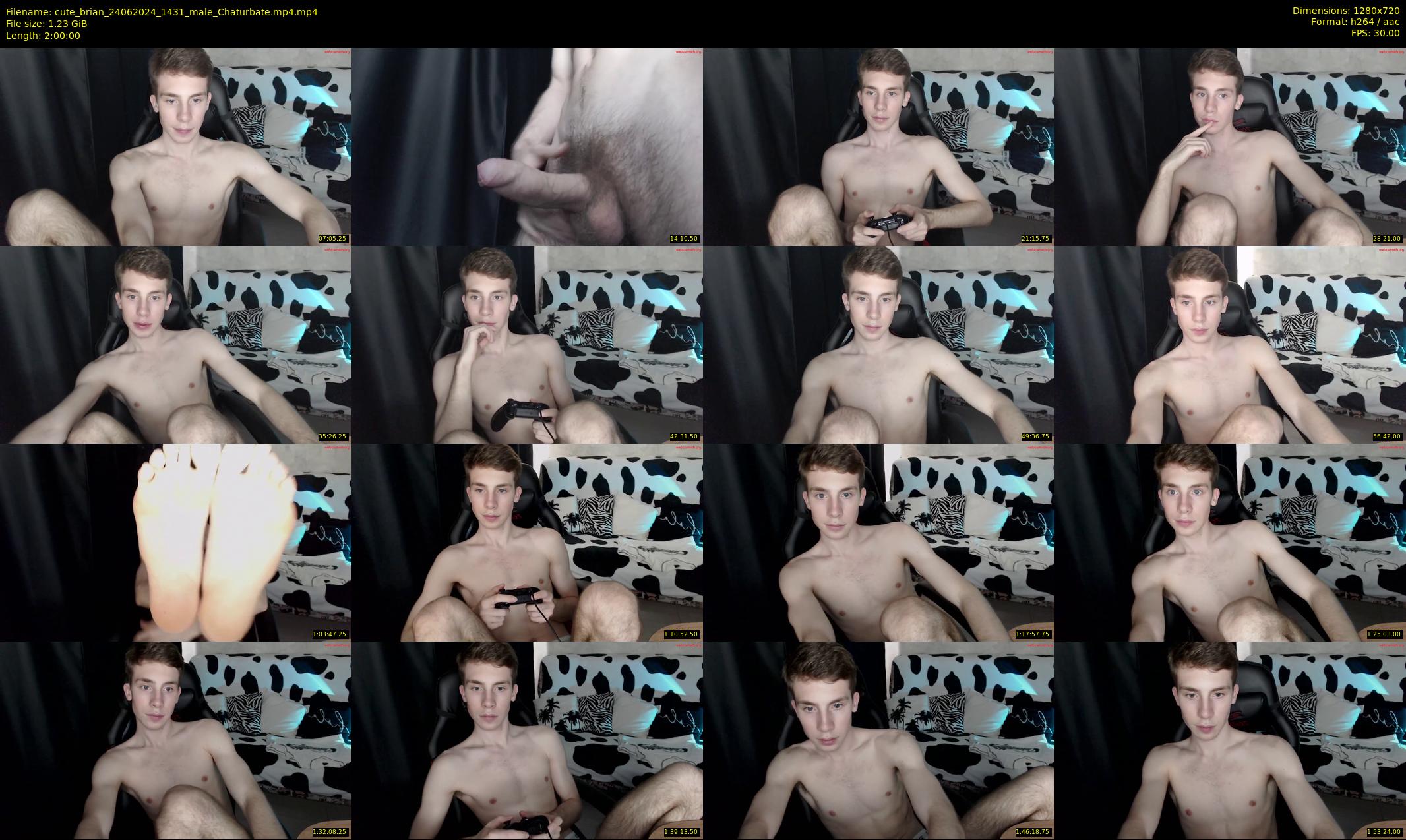 cute_brian — 120 minute Chaturbate male cam show recording, 720p, Jun 24, 2024