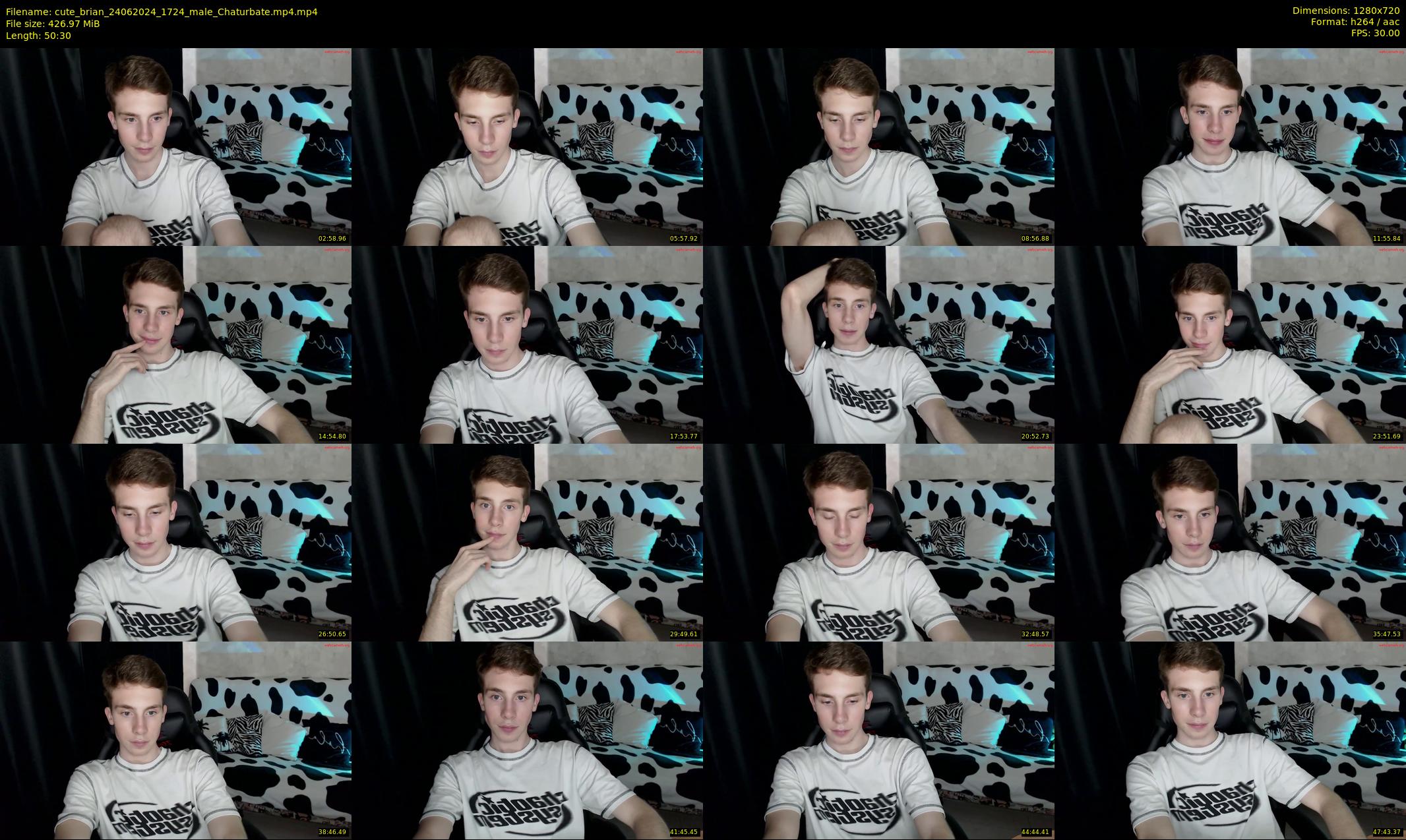 cute_brian — 51 minute Chaturbate male cam show recording, 720p, Jun 24, 2024