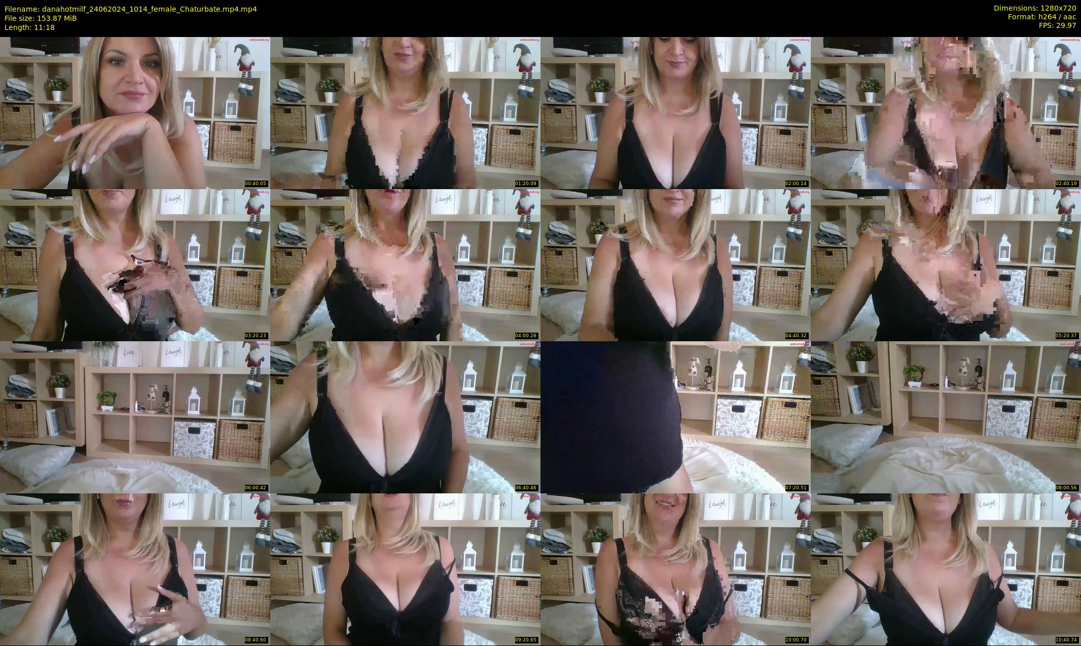 danahotmilf — 12 minute Chaturbate female cam show recording, 720p, Jun 24, 2024