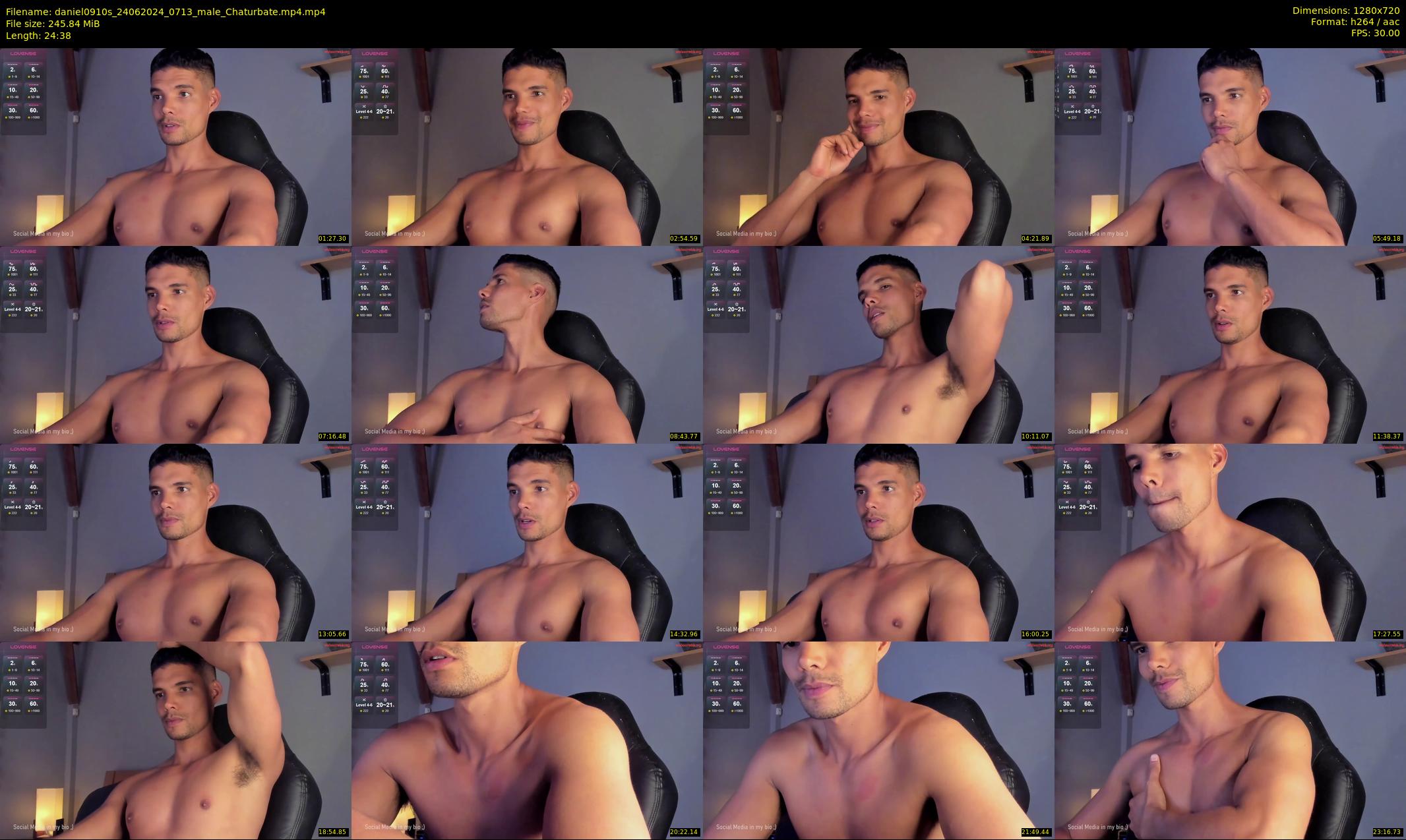 daniel0910s — 25 minute Chaturbate male cam show recording, 720p, Jun 24, 2024