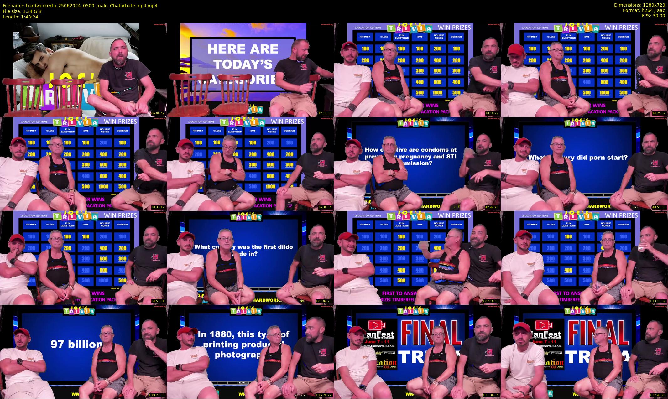 hardworkertn — 104 minute Chaturbate male cam show recording, 720p, Jun 25, 2024